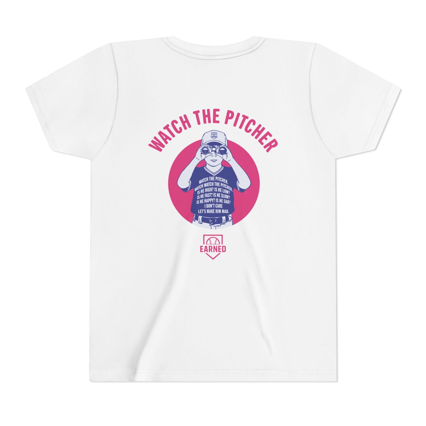 WATCH THE PITCHER Youth Tee - DUGOUT CHANT Collection