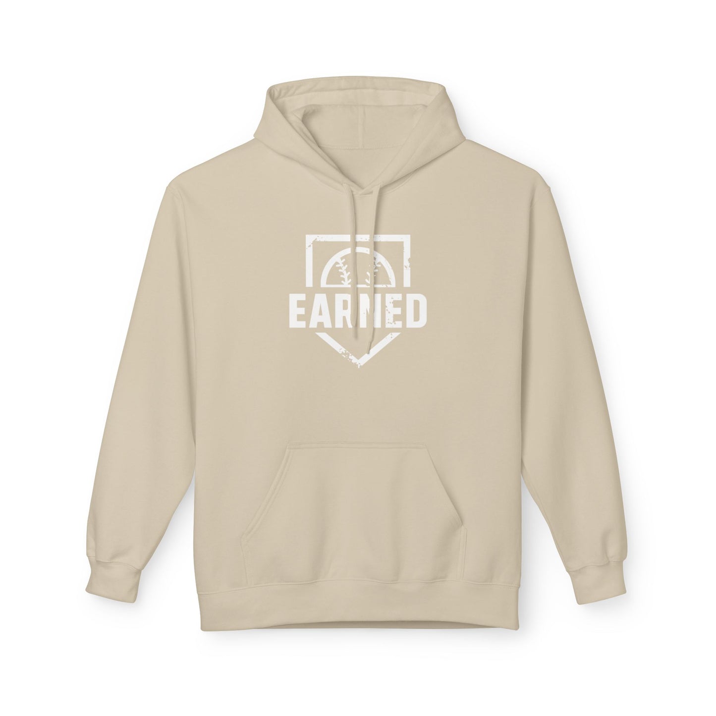 EARNED Logo Hoodie (White Font)