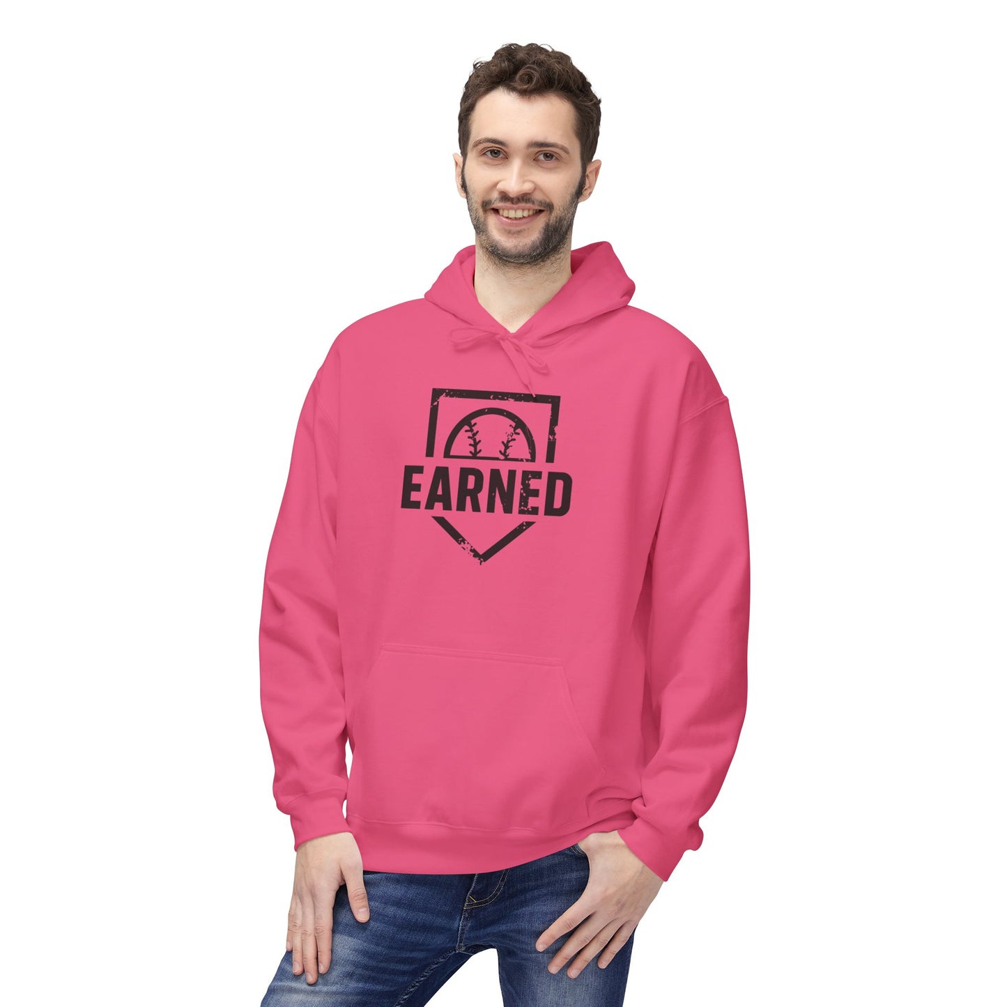 EARNED Logo Hoodie (Black Font)