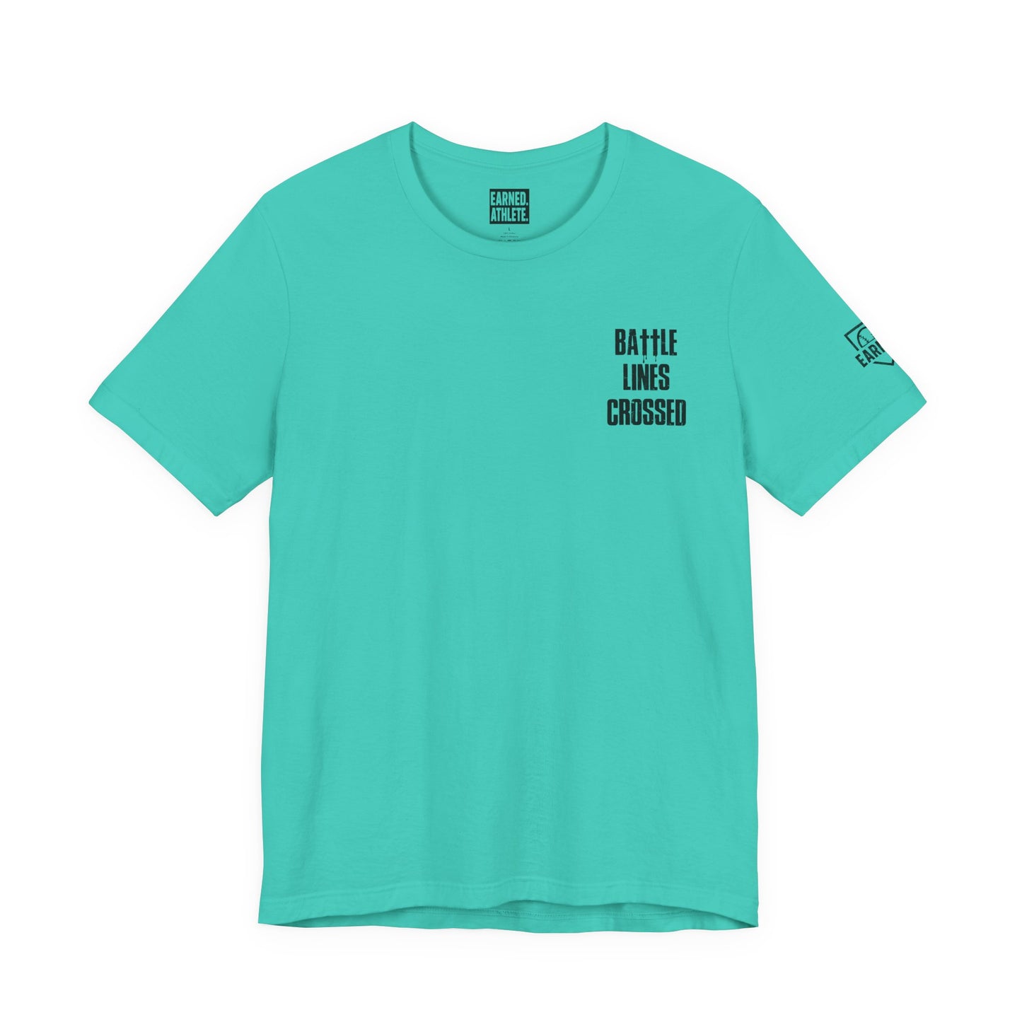 BATTLE LINES CROSSED Tee (Black Font)