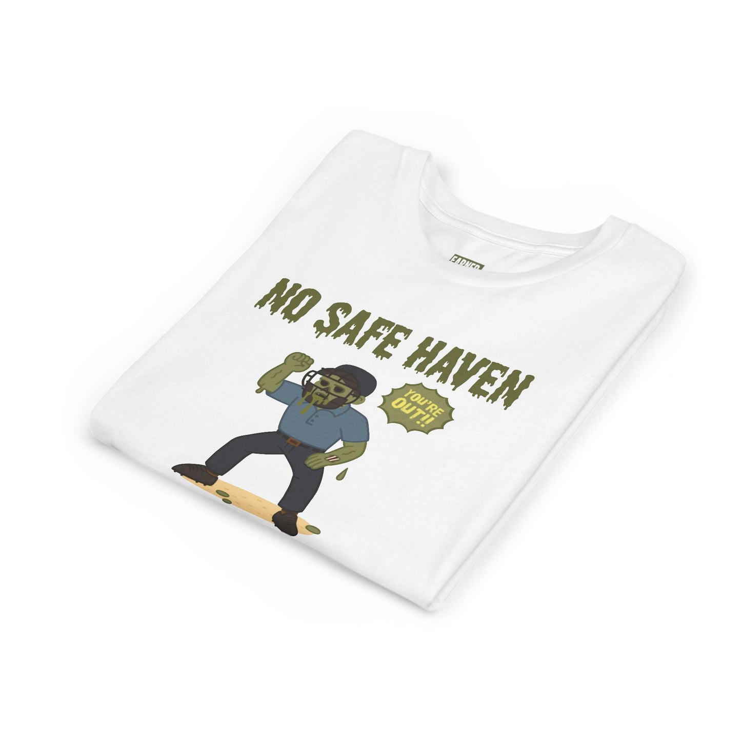 NO SAFE HAVEN Youth Tee - BLEACHER CREATURE Collection