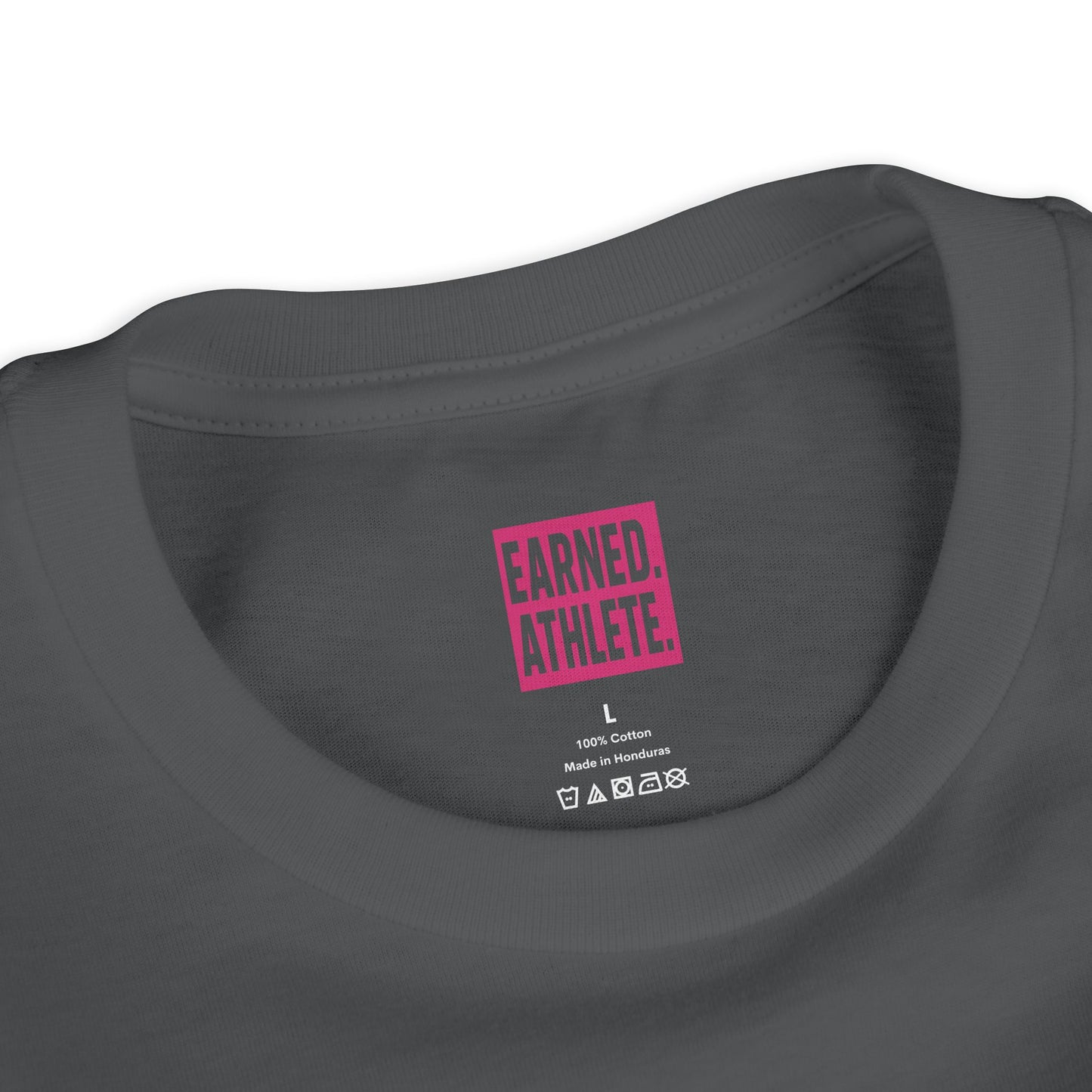 X MARKS THE GRIT Youth Tee (Black X, Pink Font)