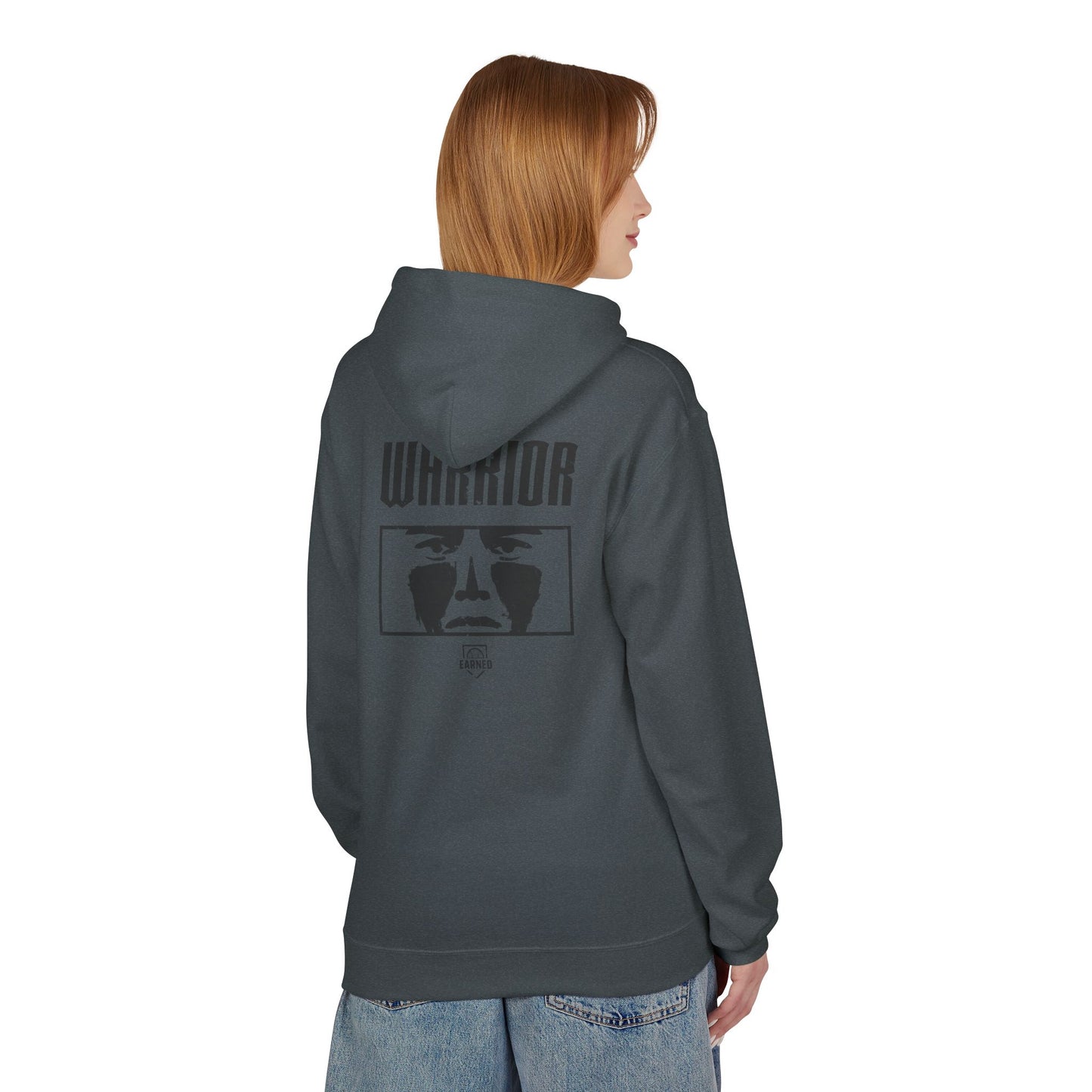 EYE BLACK NATION / WARRIOR Hoodie (Black Font)