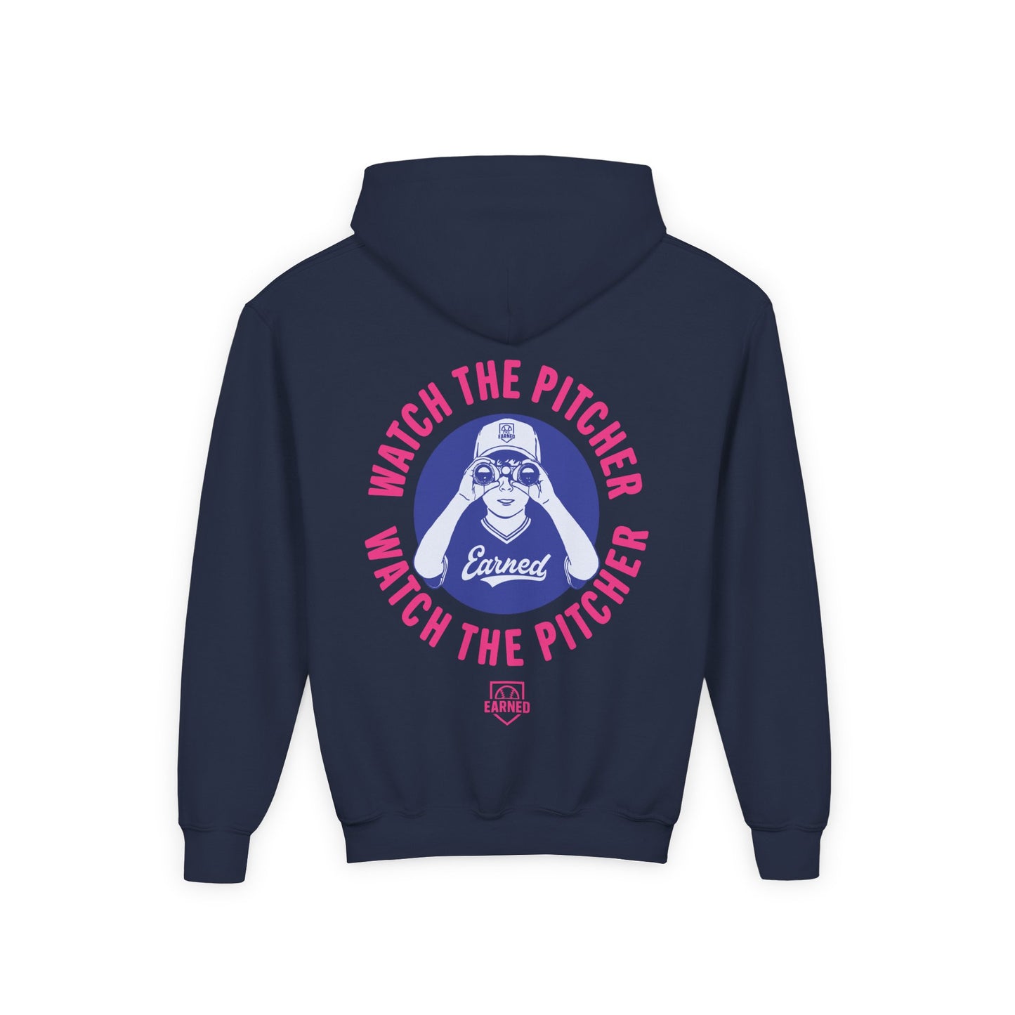 WATCH THE PITCHER Youth Hoodie - DUGOUT CHANT Collection