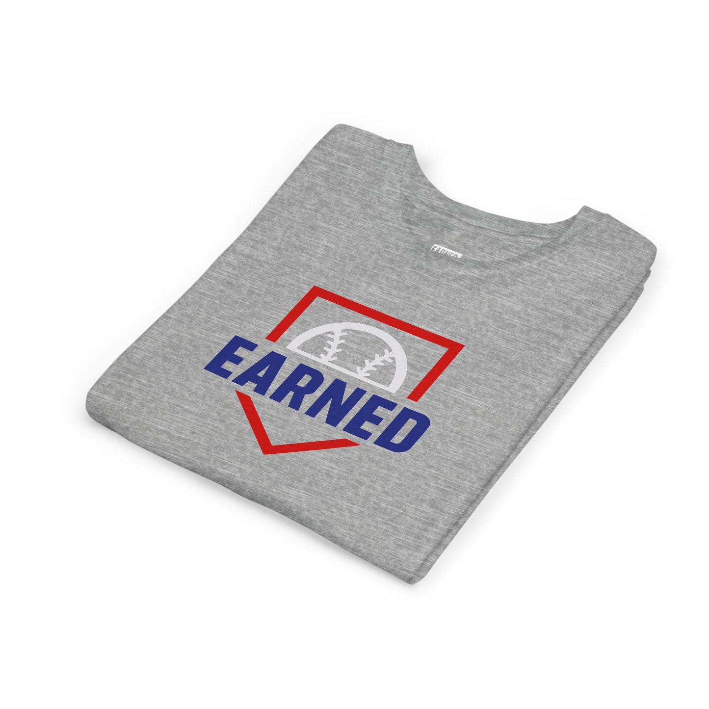 EARNED LOGO Youth Tee (Red Plate)