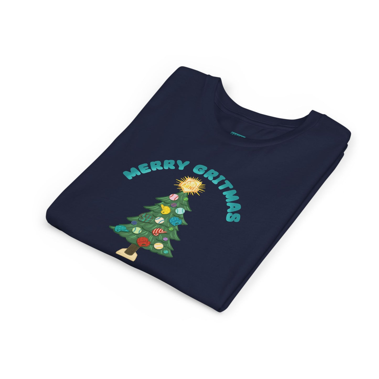 MERRY GRITMAS Youth Tee - SLEIGH SQUAD Collection