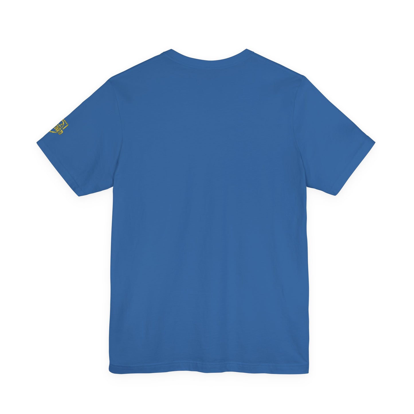 SHOWING UP ADDS UP Tee (Yellow Camo Font)