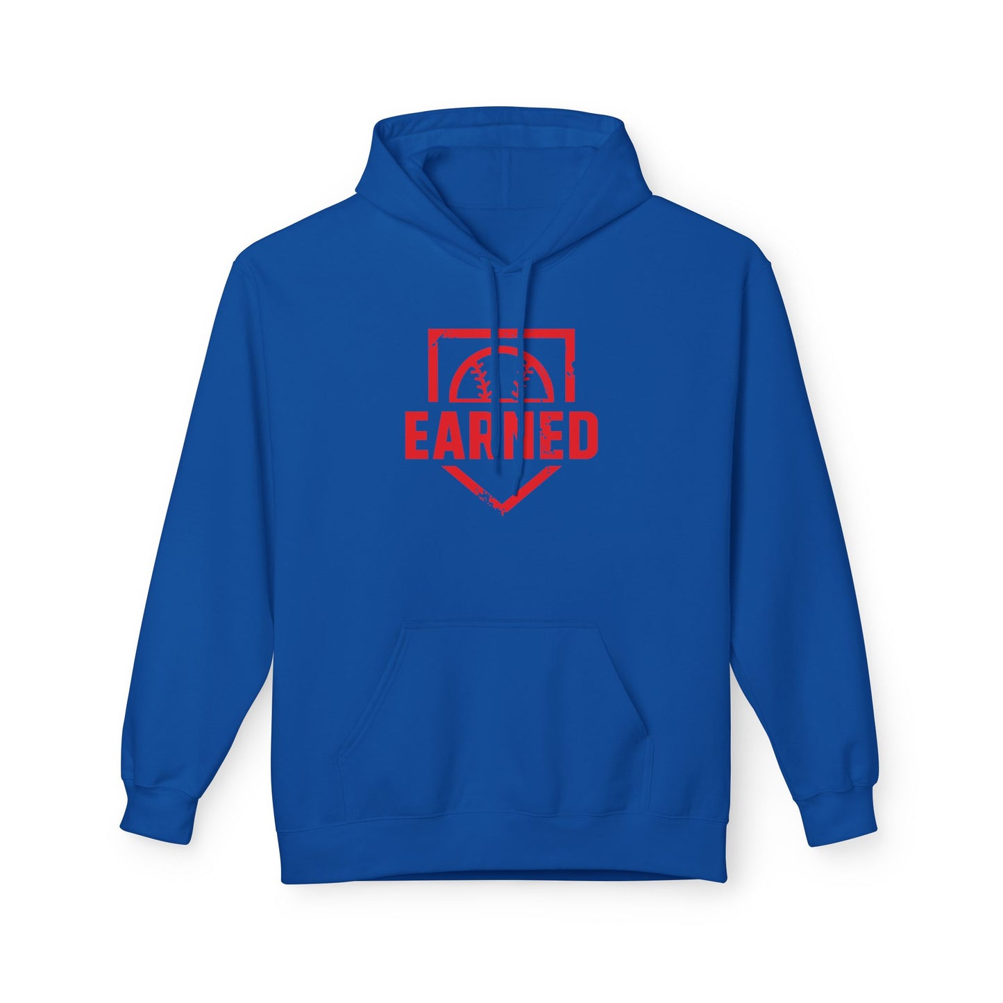 EARNED Logo Hoodie (Red Font)