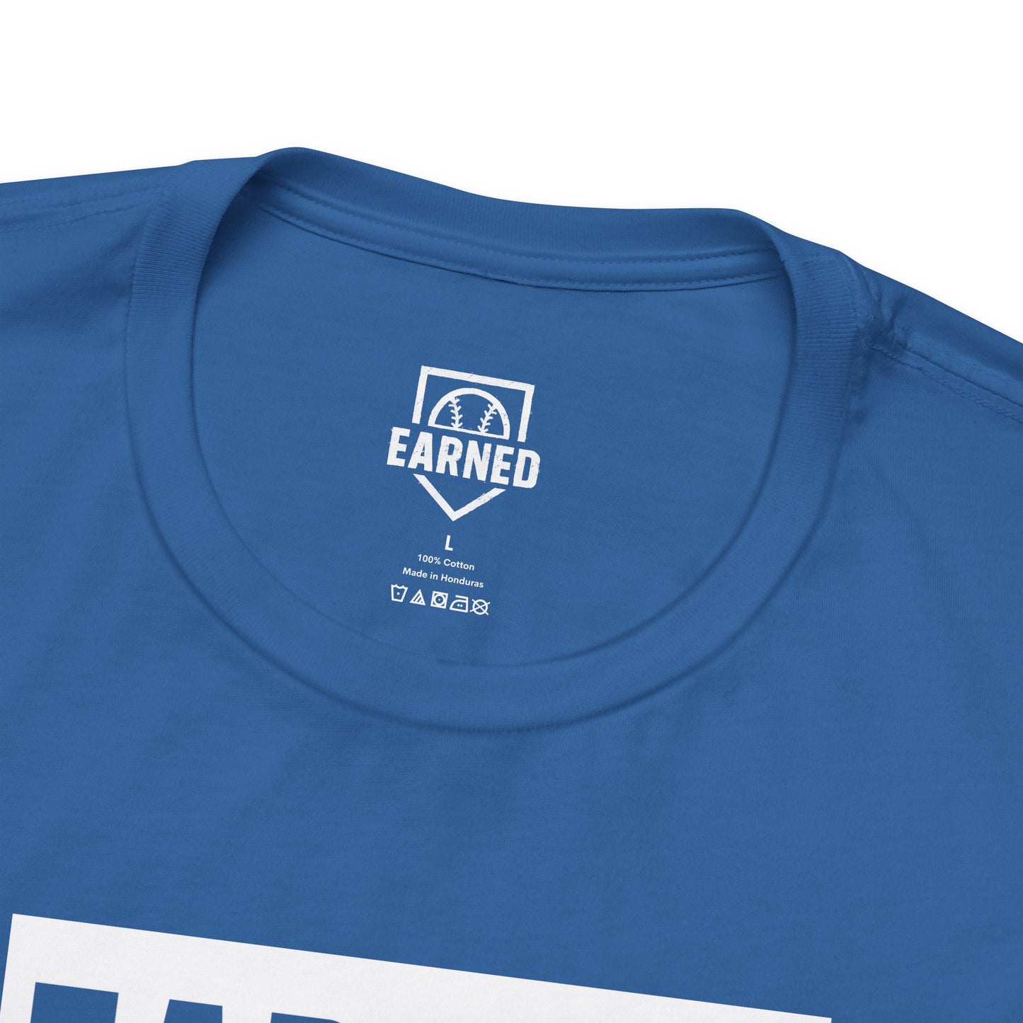 EARNED. ATHLETE. Tee (White Font)