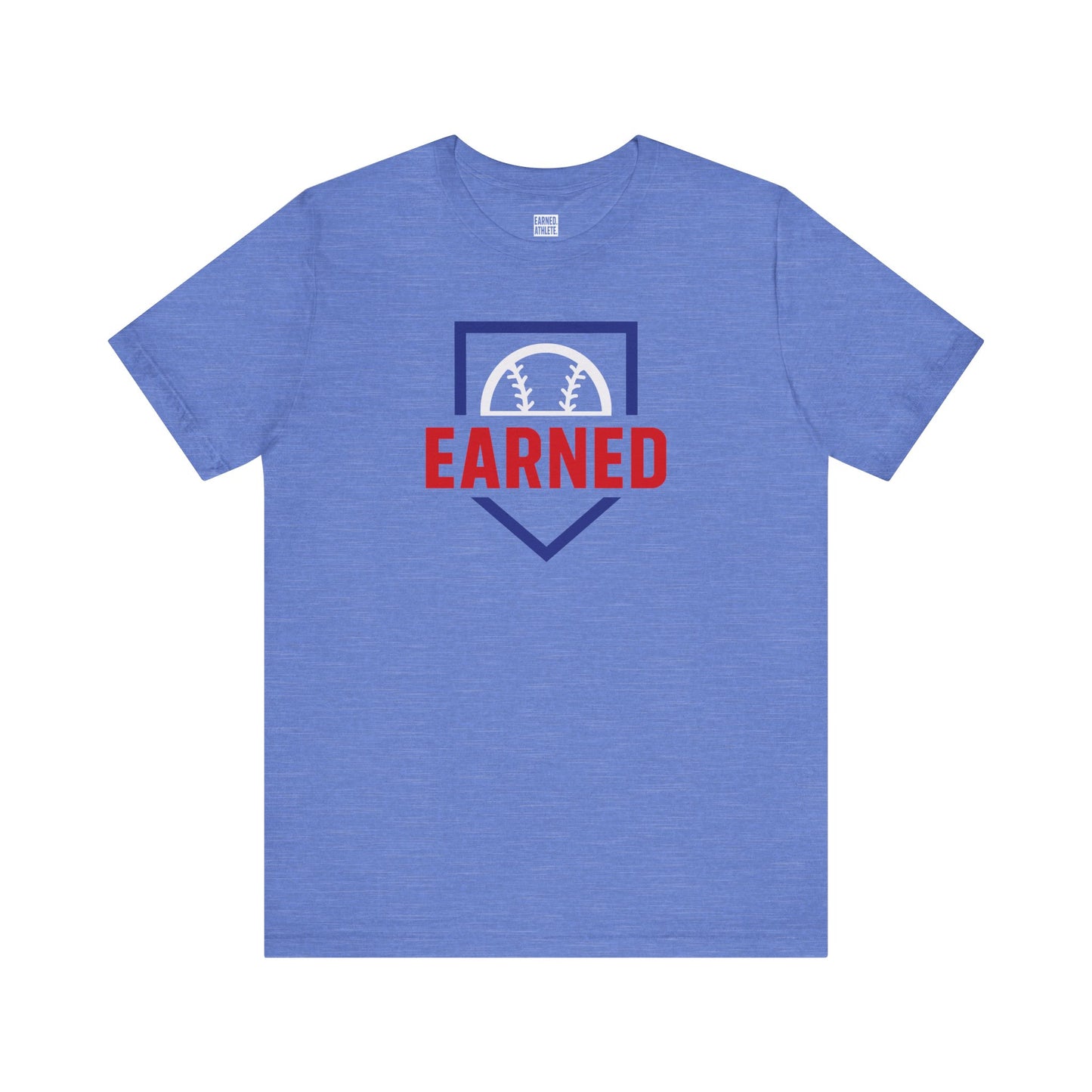 EARNED Logo Tee (Blue Plate)