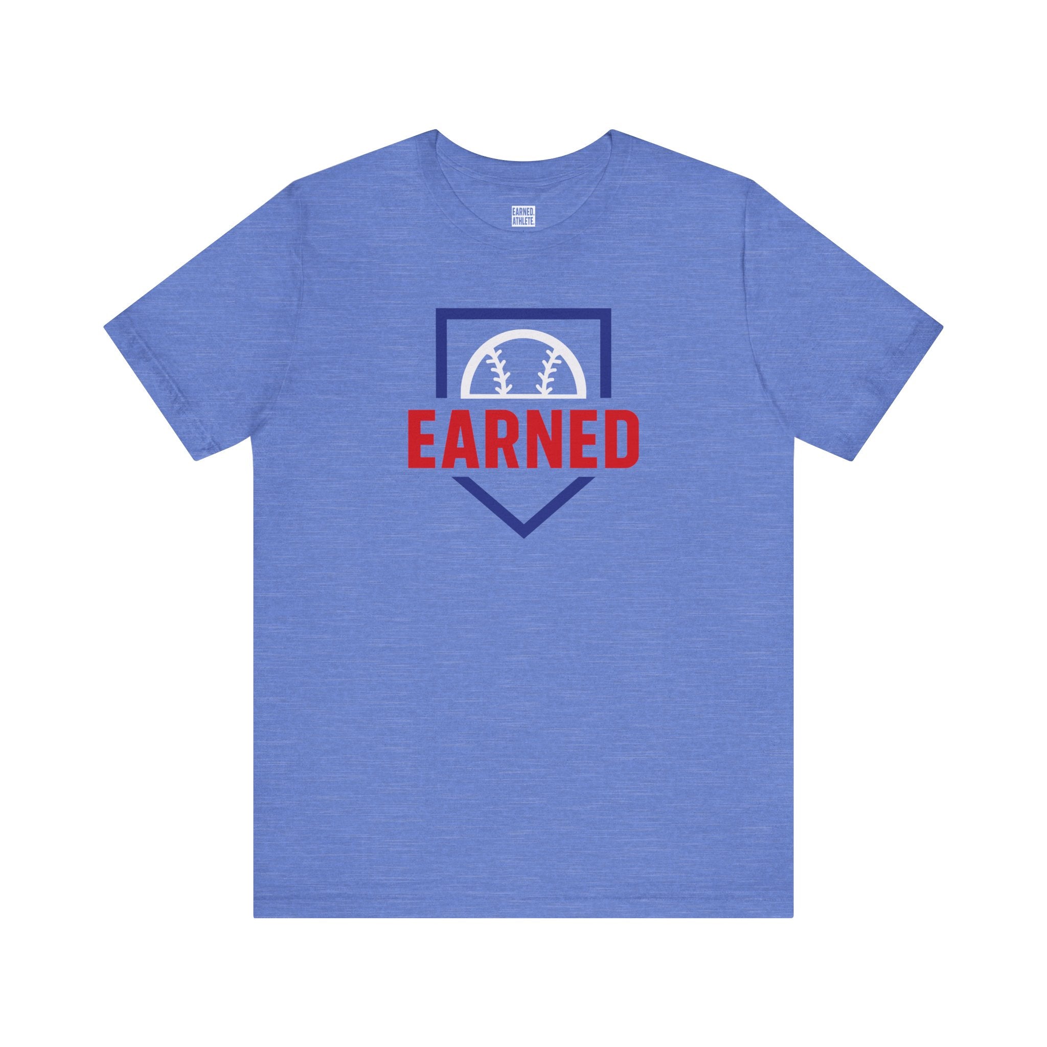 EARNED Logo Tee (Blue Plate)