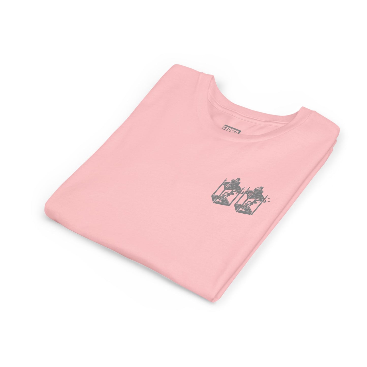 ONE IF BY LAND, TWO IF IT'S A DOUBLE Youth Tee (Paul Revere Grey)