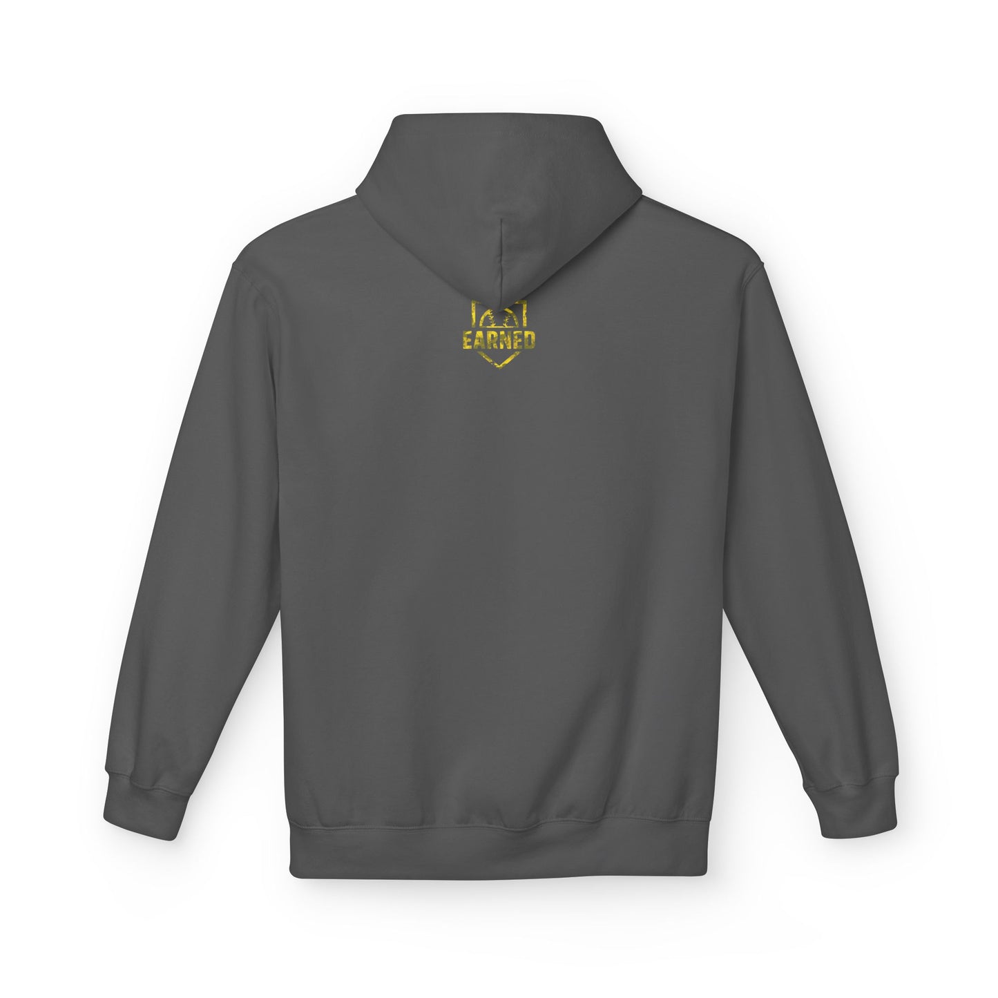 SHOWING UP ADDS UP Adult Hoodie (Yellow Camo Logo)