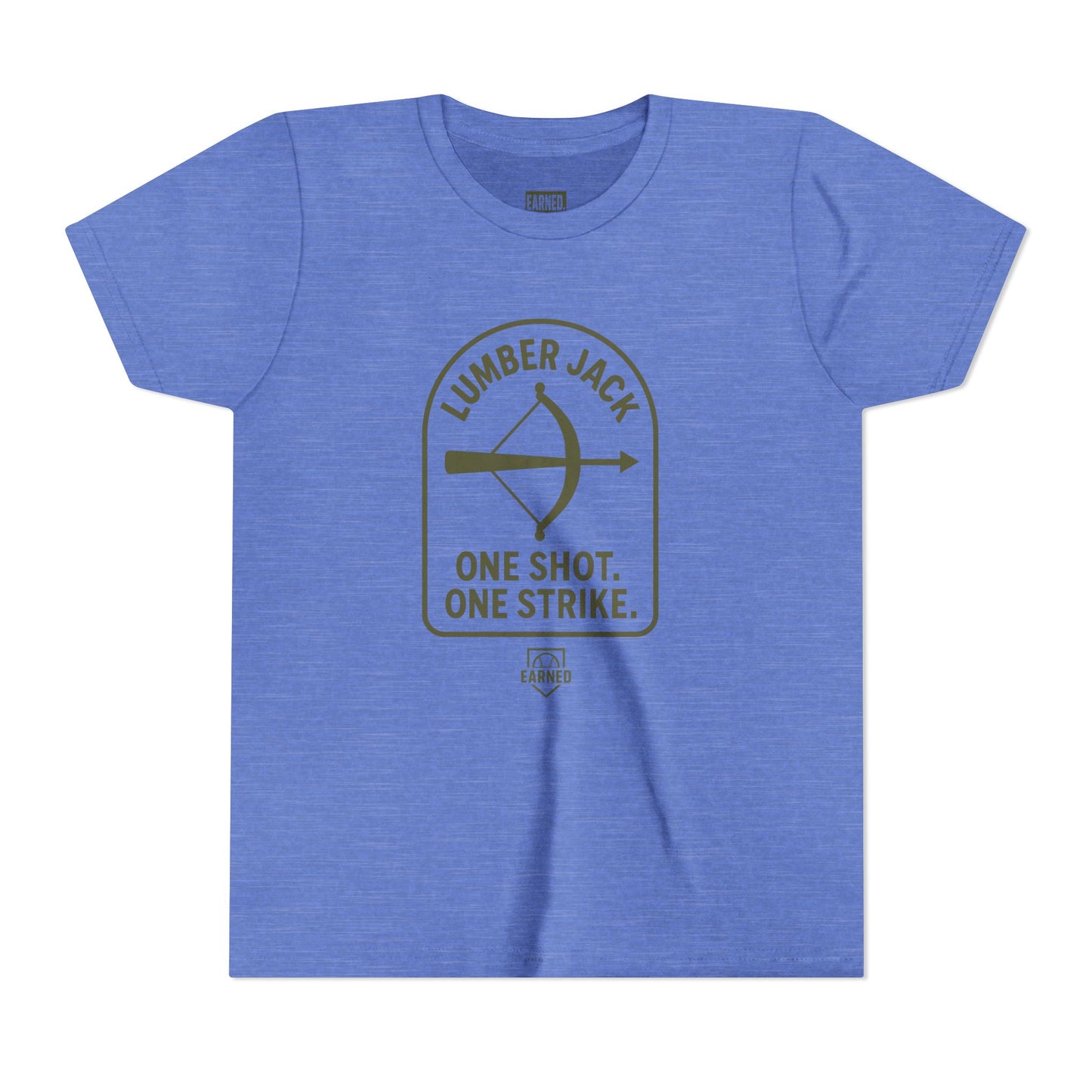 ONE SHOT. ONE STRIKE. Youth Tee – LUMBER JACK Collection