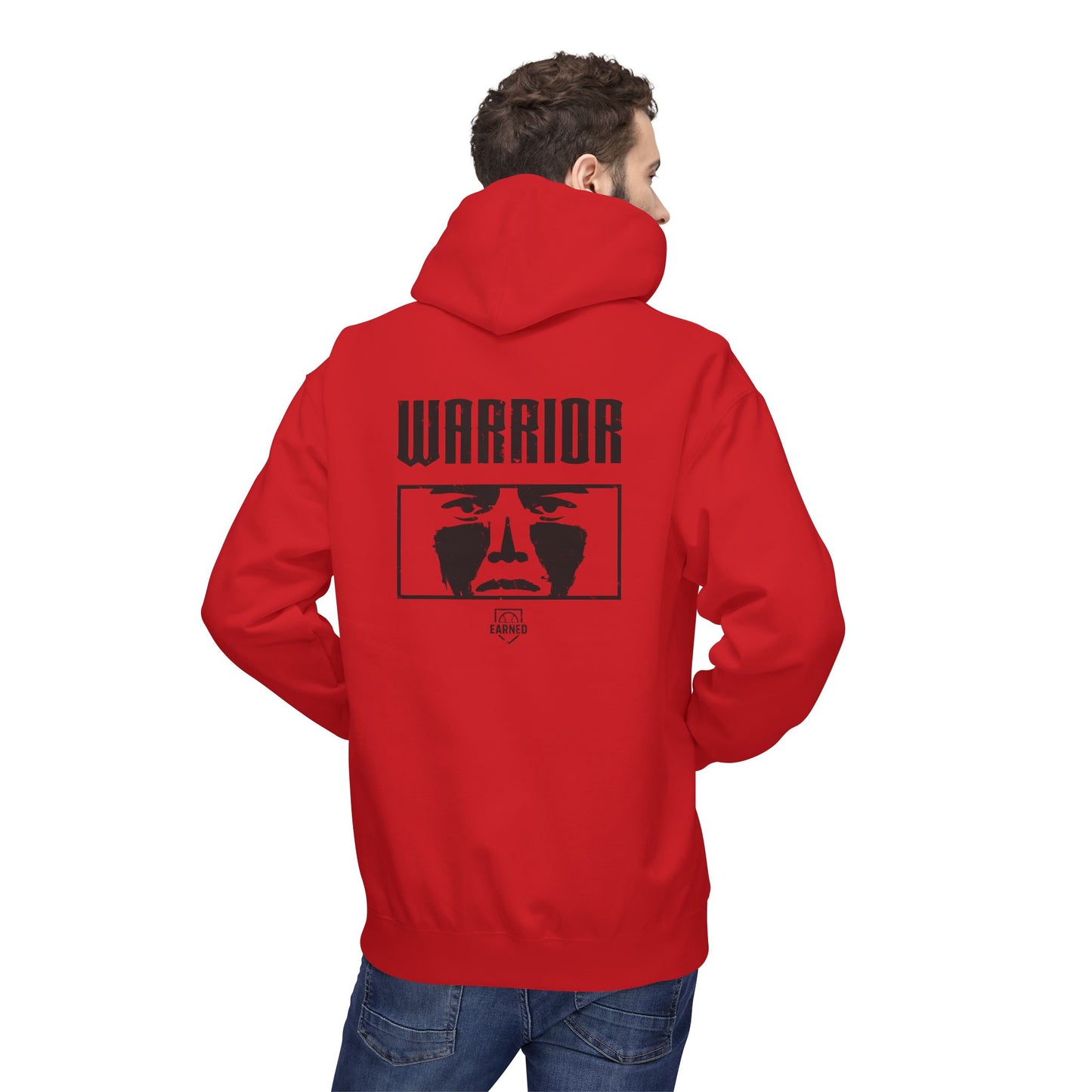EYE BLACK NATION / WARRIOR Hoodie (Black Font)