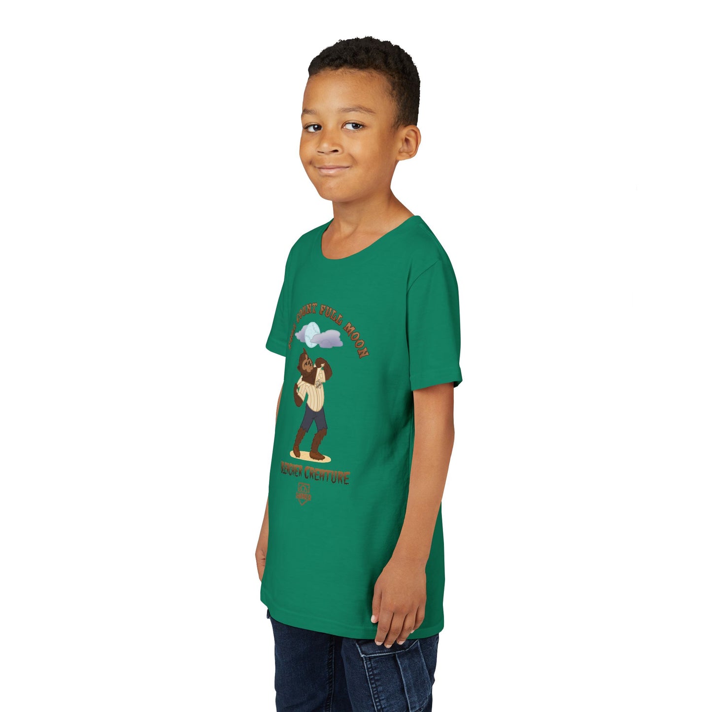 FULL COUNT FULL MOON Youth Tee - BLEACHER CREATURE Collection