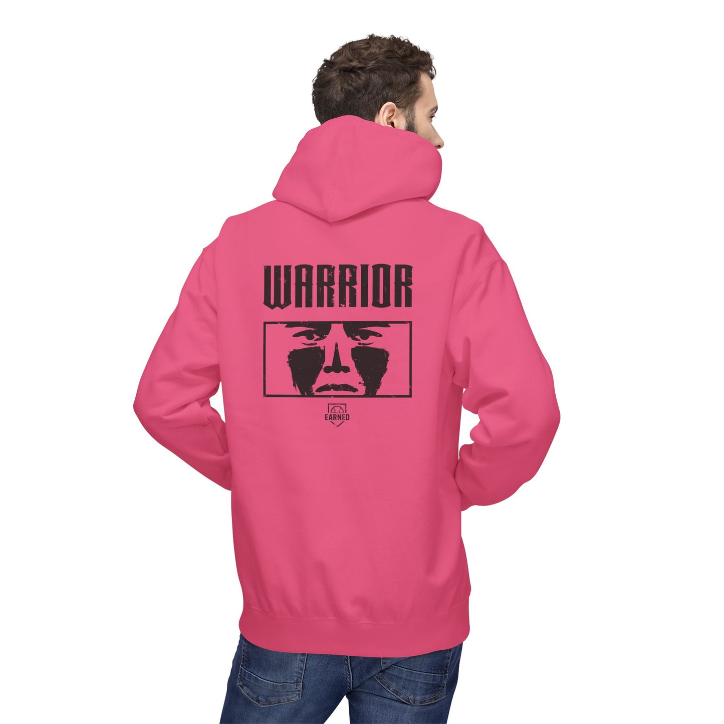 EYE BLACK NATION / WARRIOR Hoodie (Black Font)