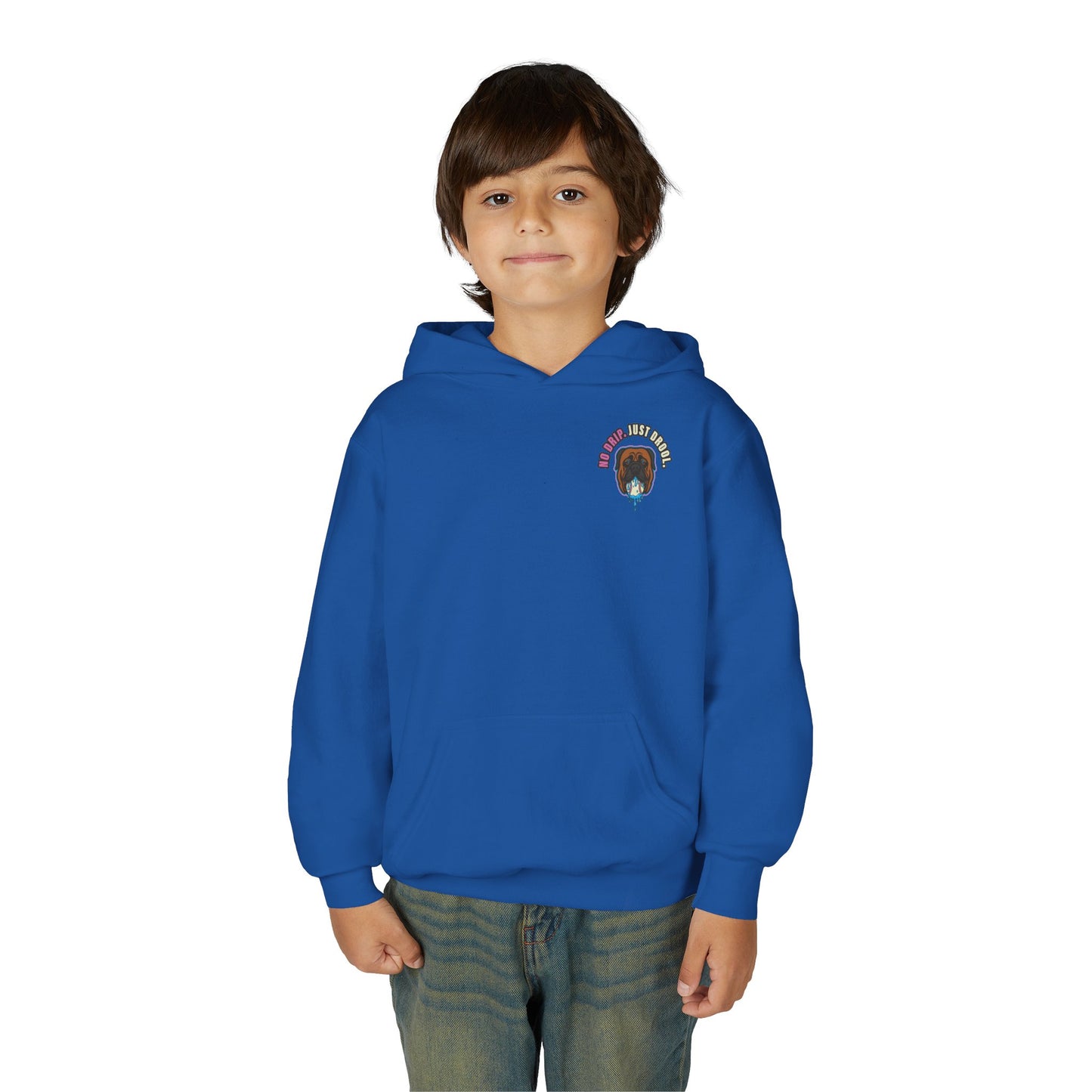 NO DRIP. JUST DROOL. Youth Hoodie - BARK PARK Collection
