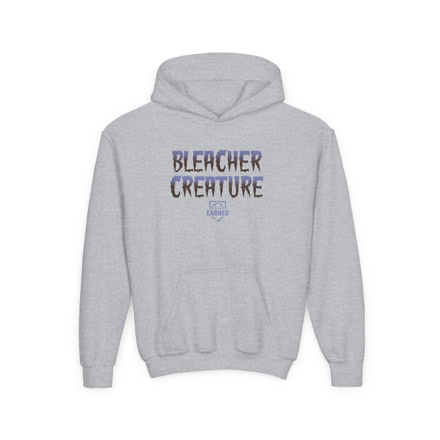 BLEACHER CREATURE Youth Hoodie (Violet Halloween Logo)
