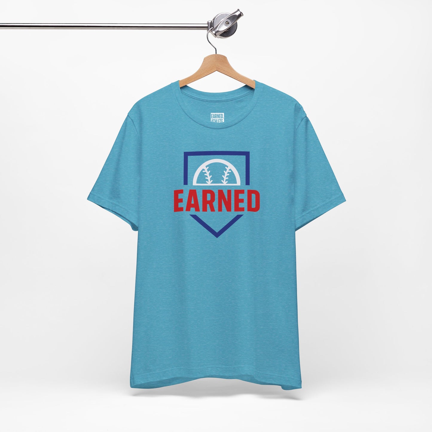 EARNED Logo Tee (Blue Plate)
