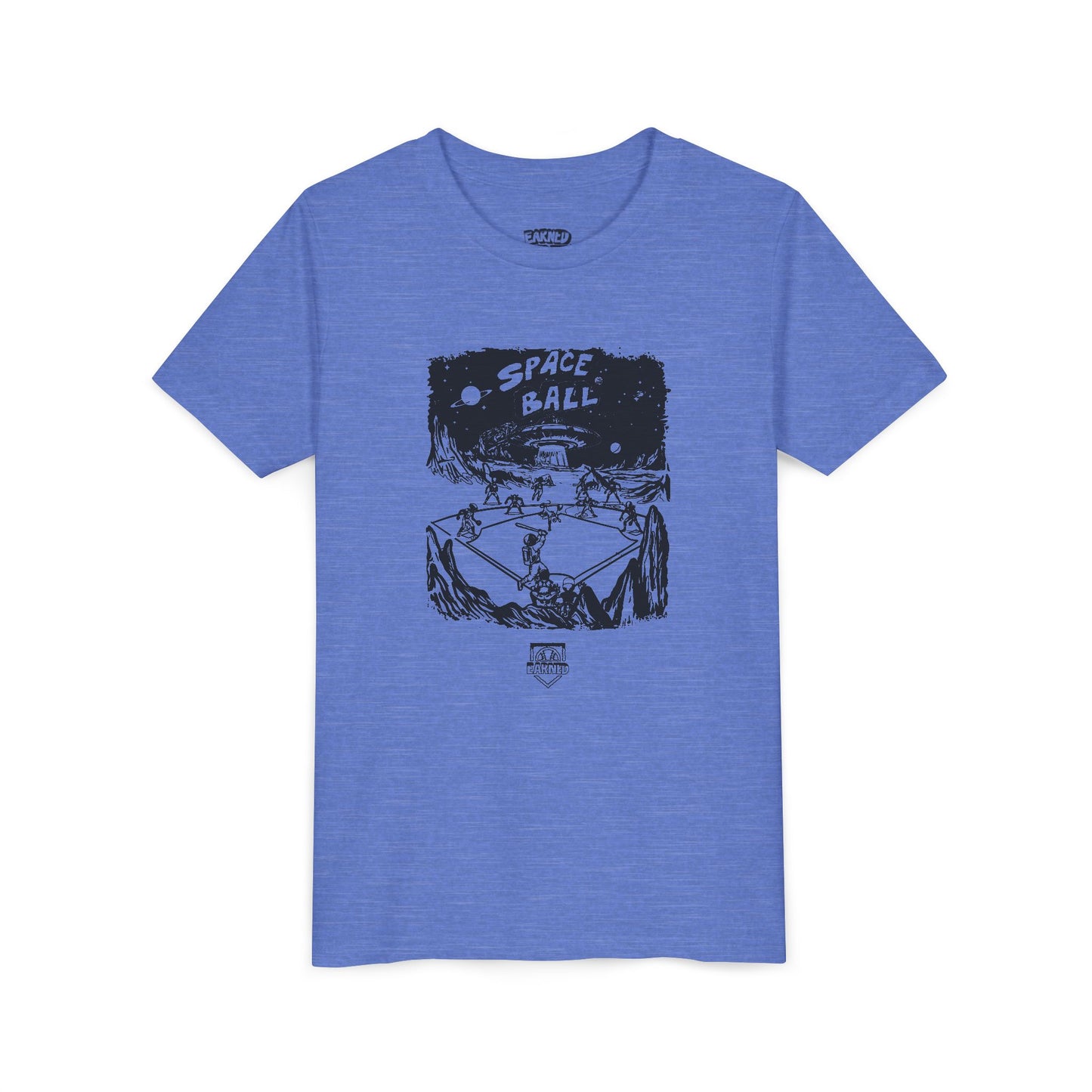 SPACE BALL: INFIELD FLY ABDUCTION Youth Tee (Black & White)