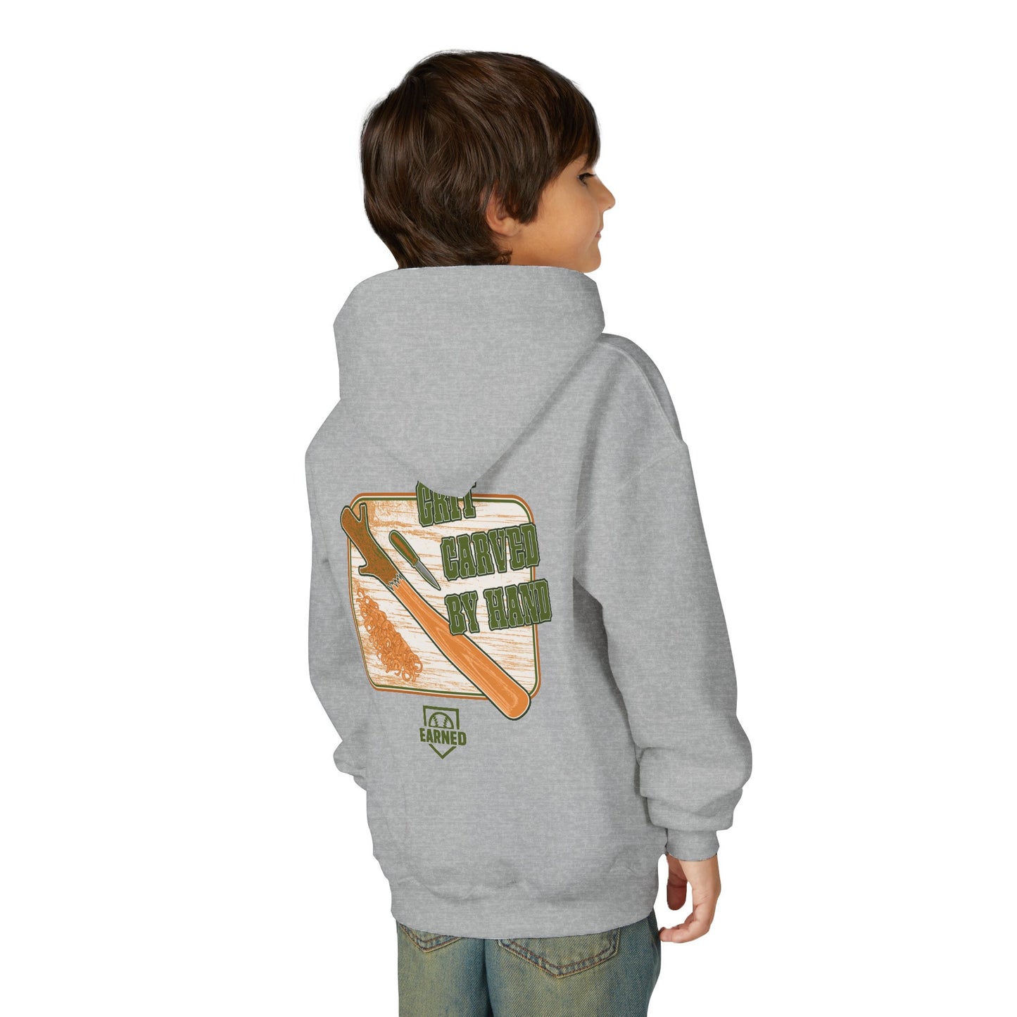 GRIT CARVED BY HAND Youth Hoodie - LUMBER JACK Collection