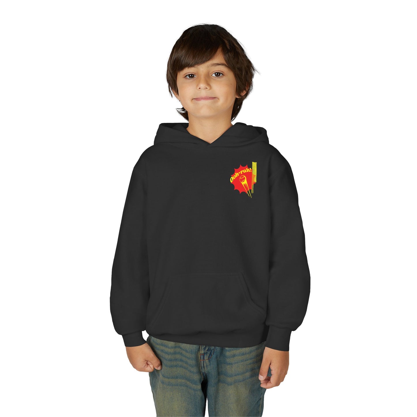 PIECE OF IT Youth Hoodie (Red Logo) - DUGOUT CHANT Collection