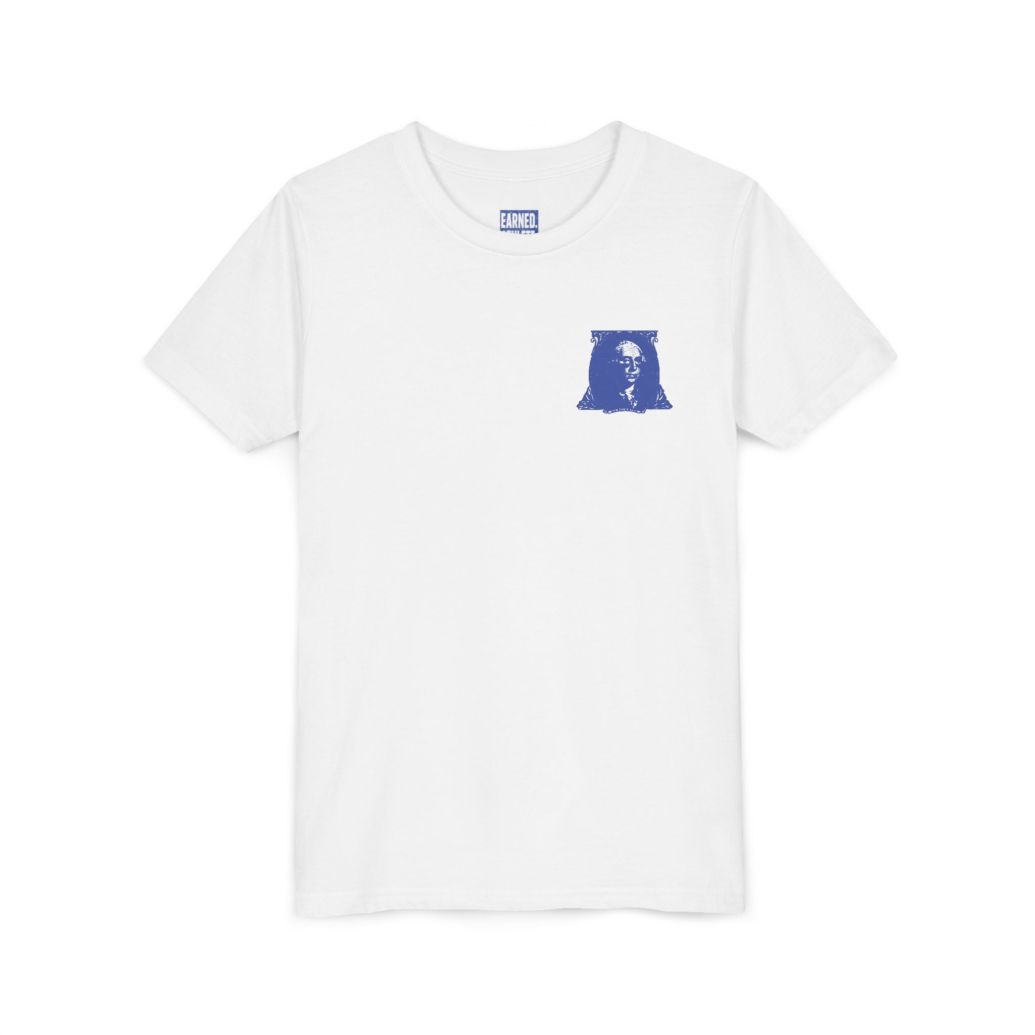 GEORGE DIDN'T BUNT Youth Tee (Blue Font)