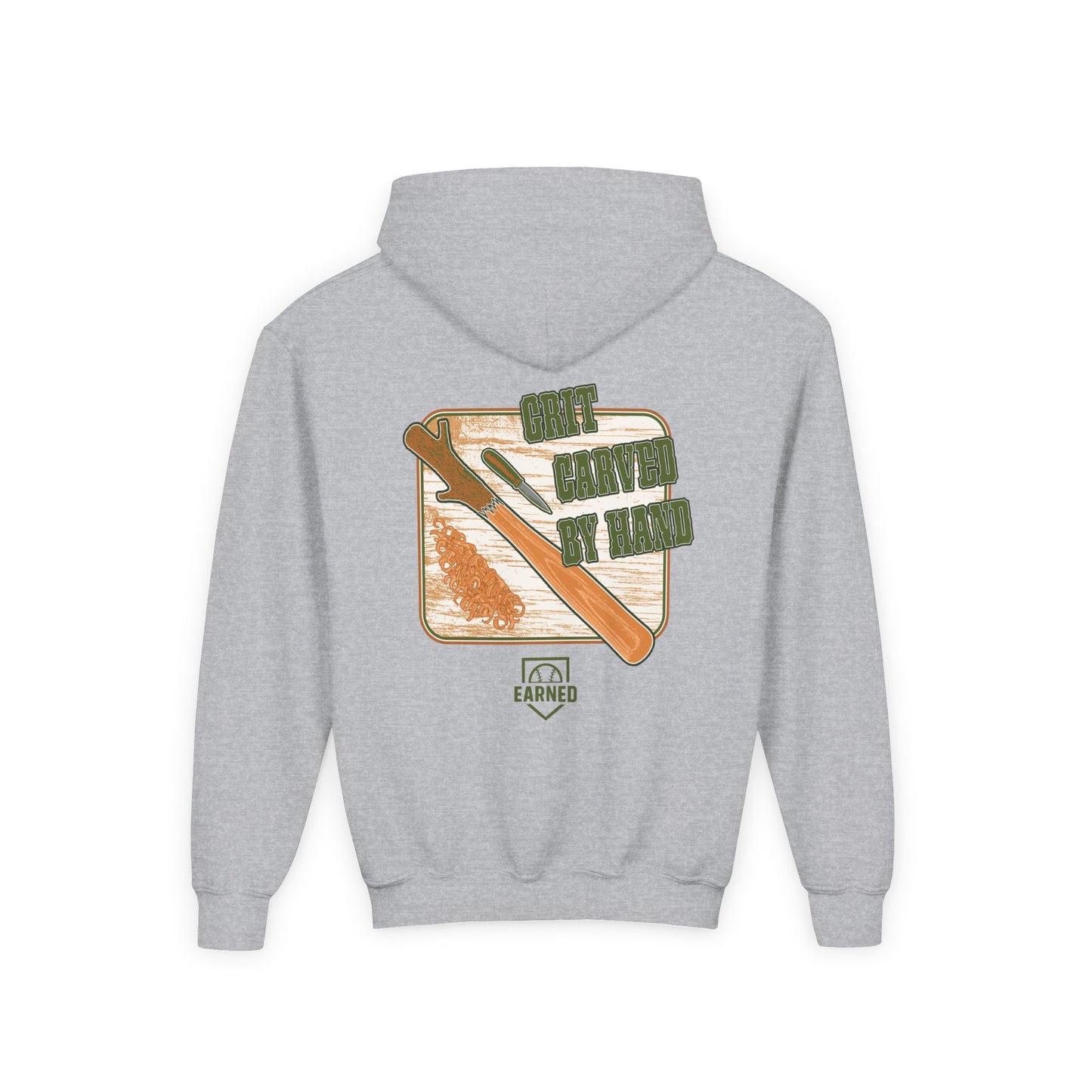 GRIT CARVED BY HAND Youth Hoodie - LUMBER JACK Collection
