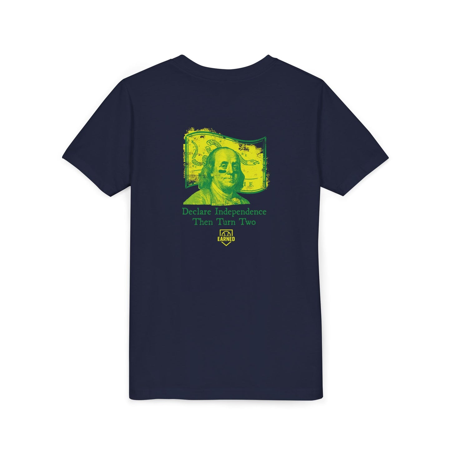 TURN TWO WITH BEN Youth Tee (Yellow Logo)