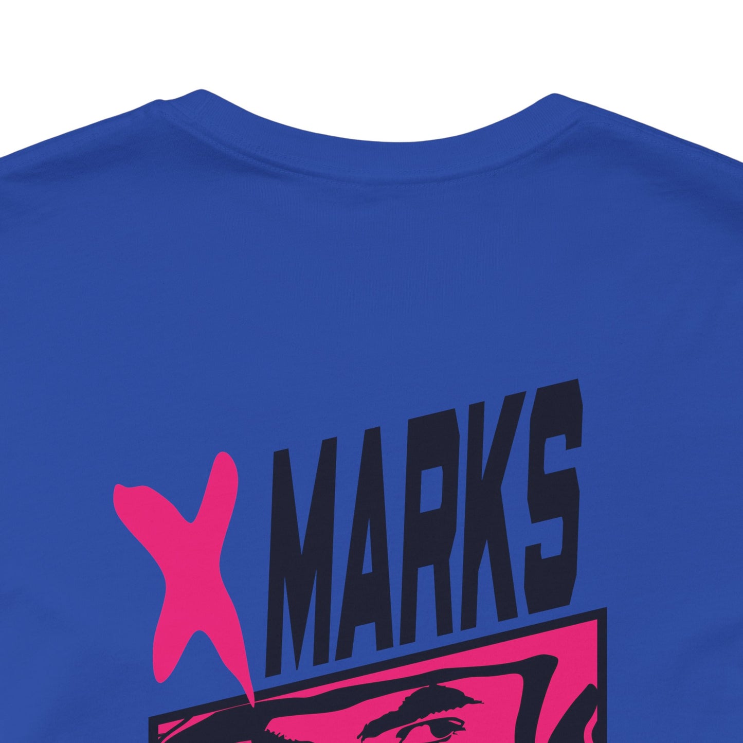 X MARKS THE GRIT Tee (Pink X, Black Font)