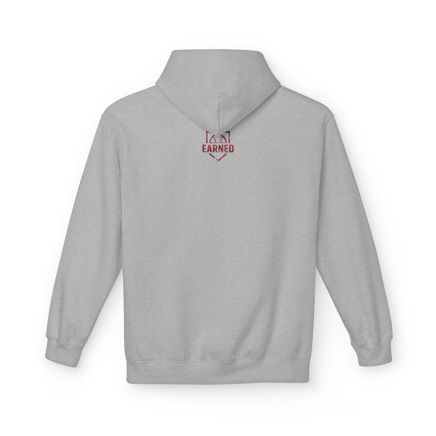 SHOWING UP ADDS UP Adult Hoodie (Red Camo Logo)