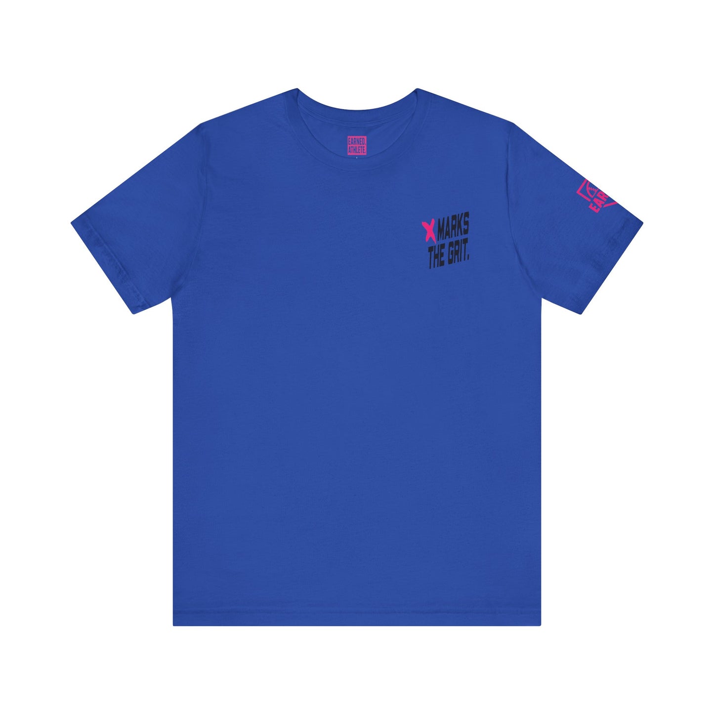 X MARKS THE GRIT Tee (Pink X, Black Font)