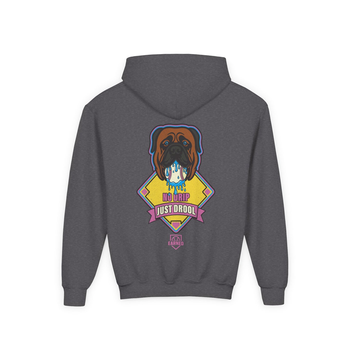 NO DRIP. JUST DROOL. Youth Hoodie - BARK PARK Collection