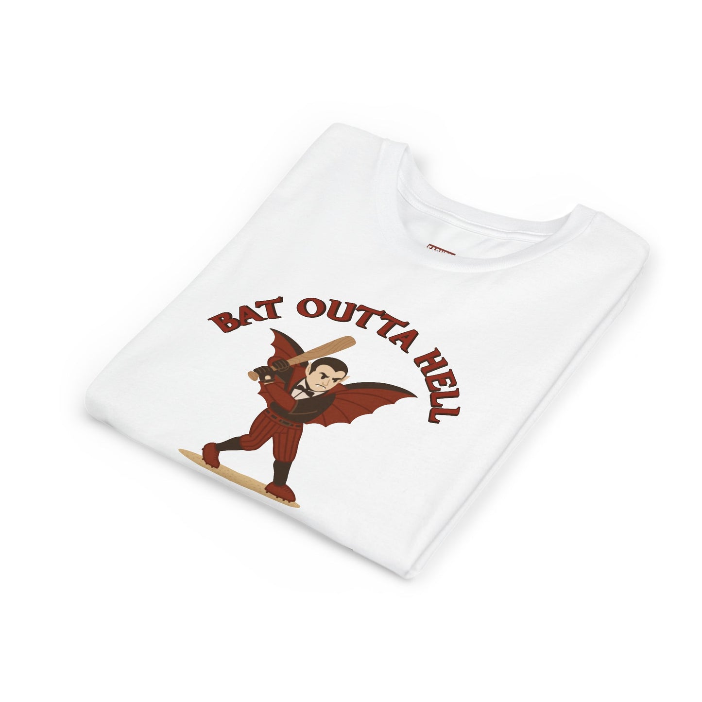 BAT OUTTA HELL Youth Tee - BLEACHER CREATURE Collection