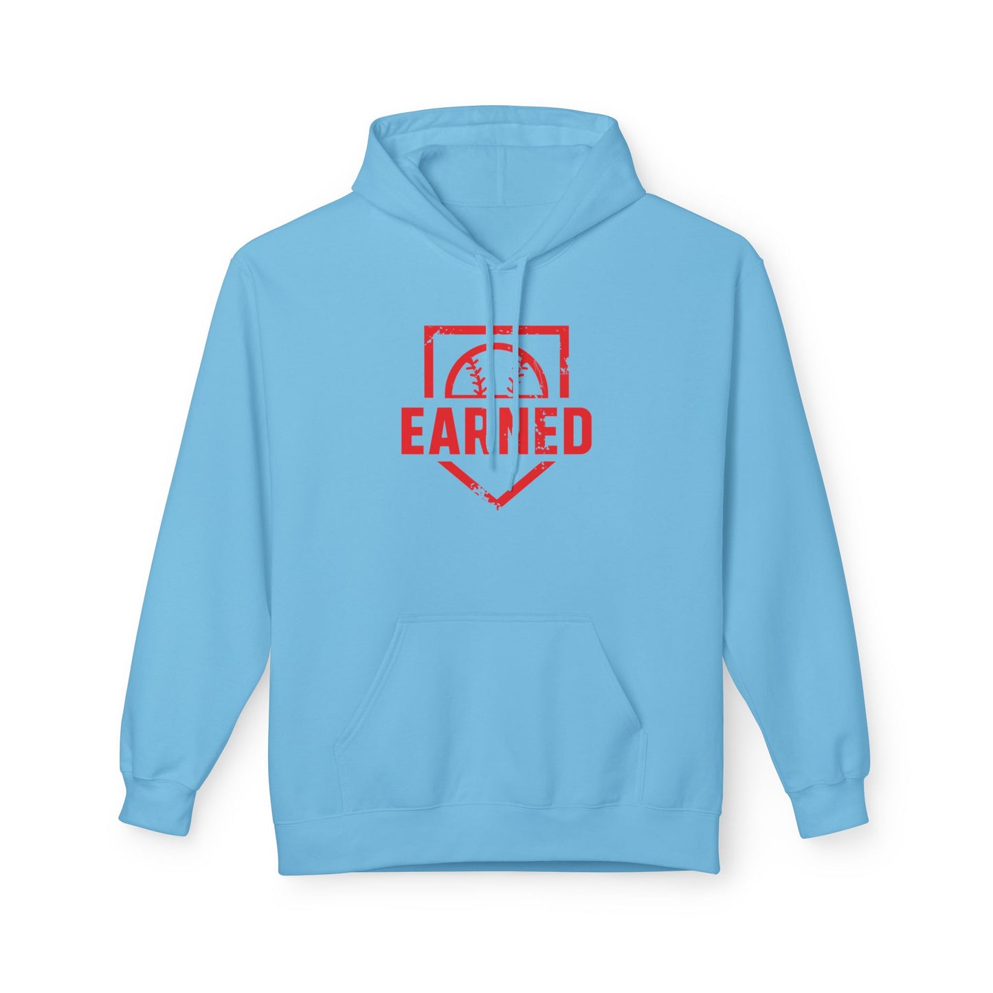 EARNED Logo Hoodie (Red Font)