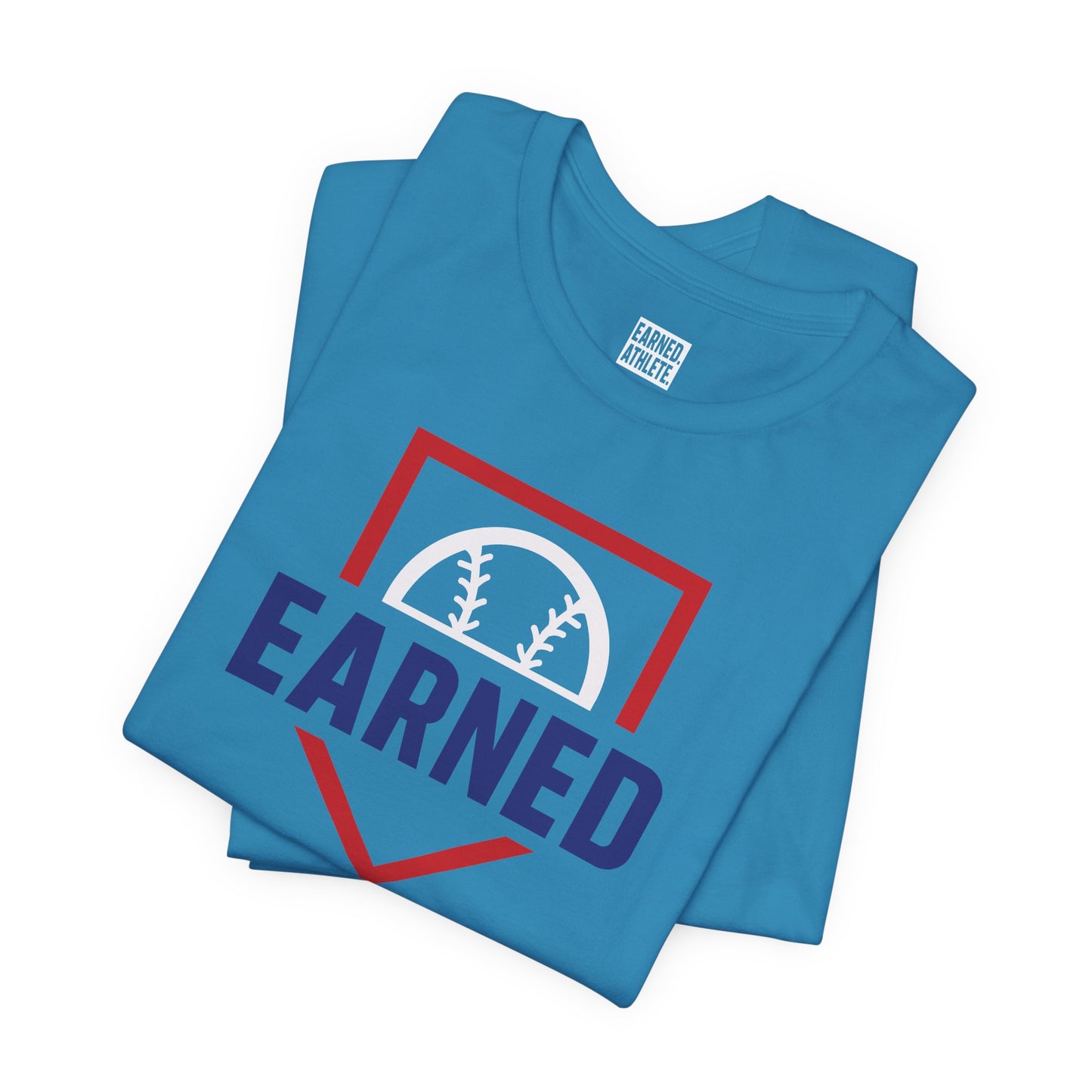 EARNED Logo Tee (Red Plate)