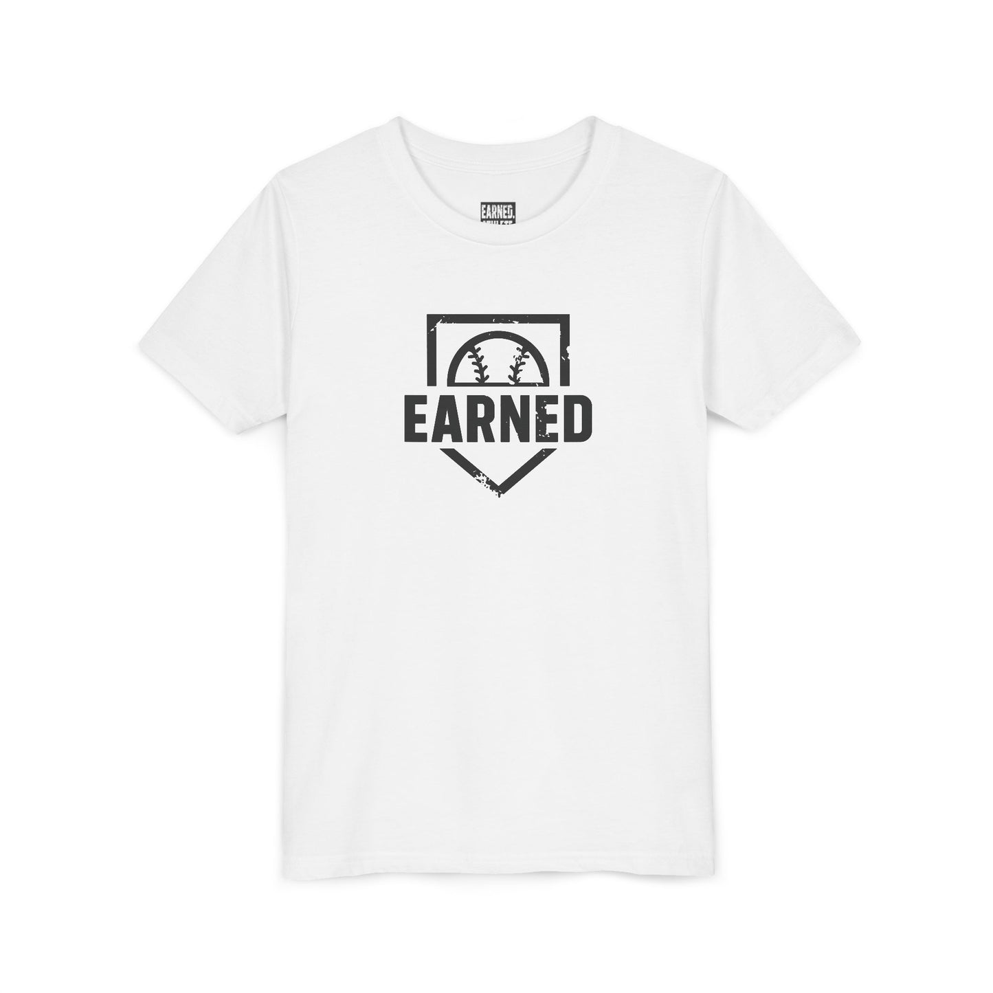 EARNED Logo Youth Tee (Black Font)