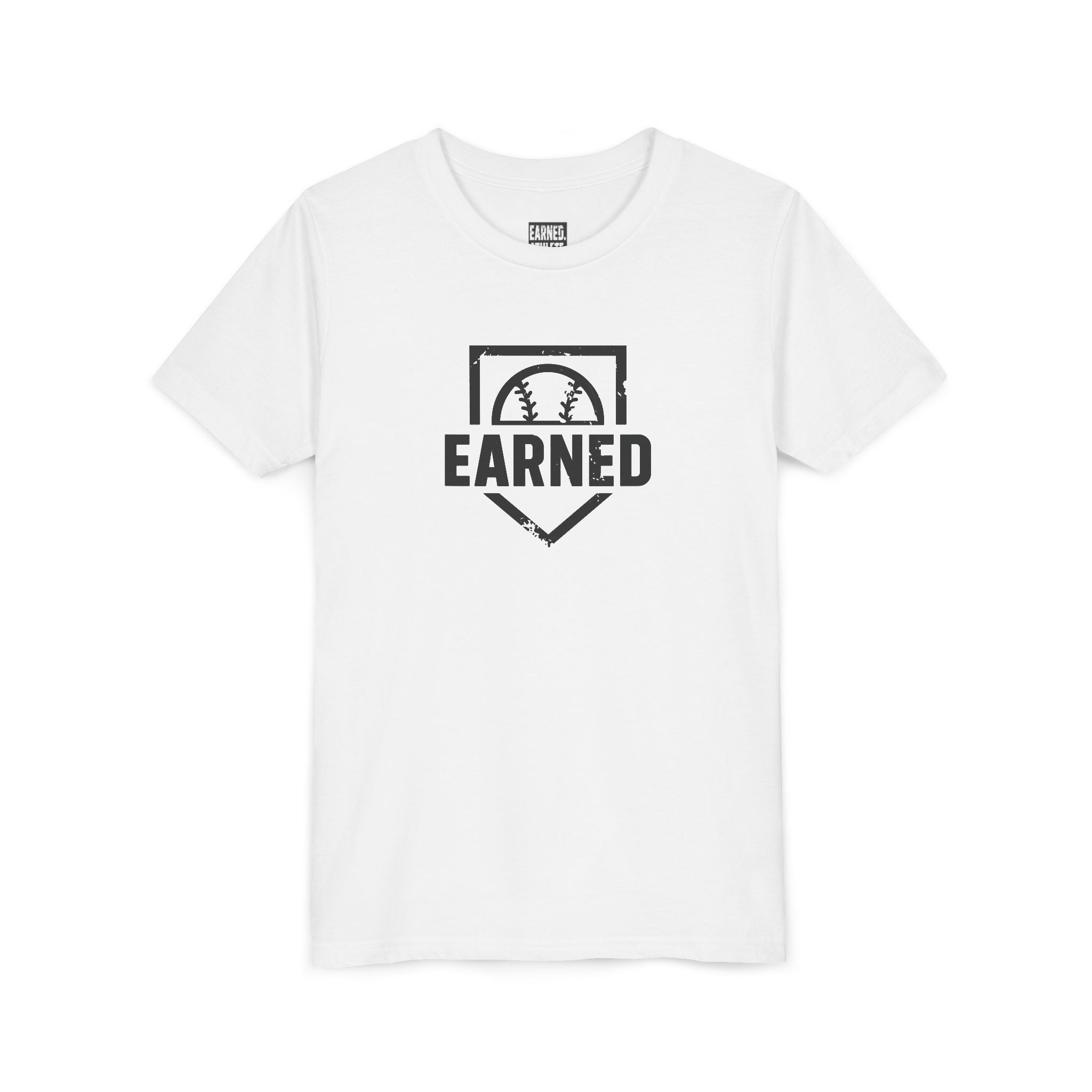 EARNED Logo Youth Tee (Black Font)