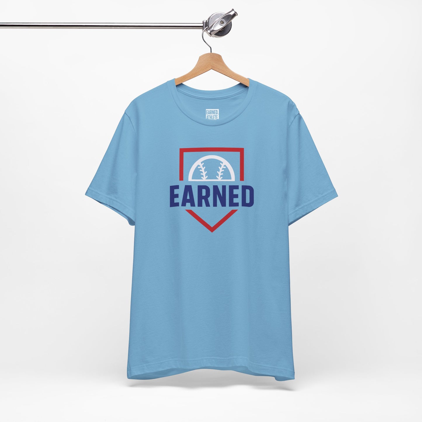 EARNED Logo Tee (Red Plate)