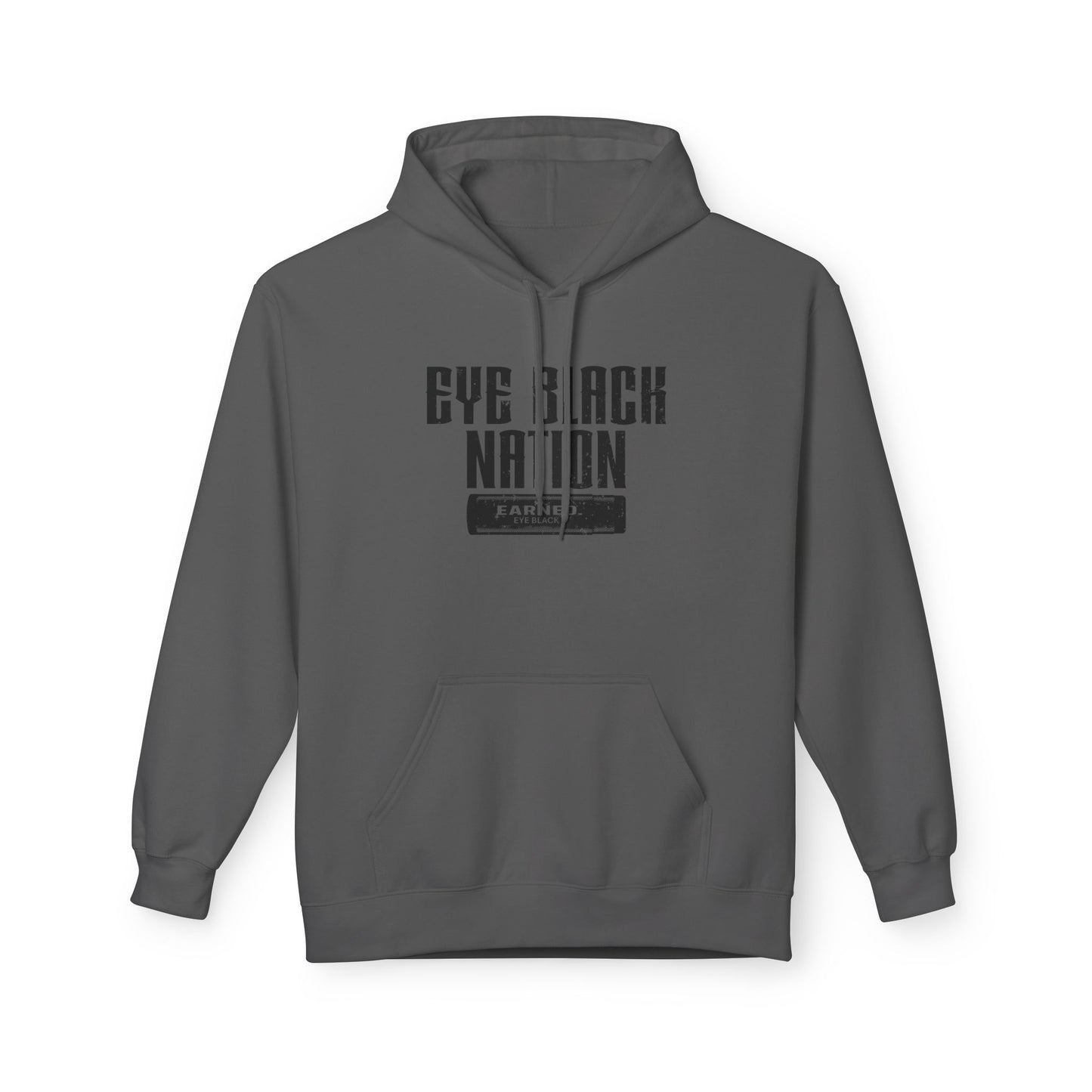EYE BLACK NATION / WARRIOR Hoodie (Black Font)