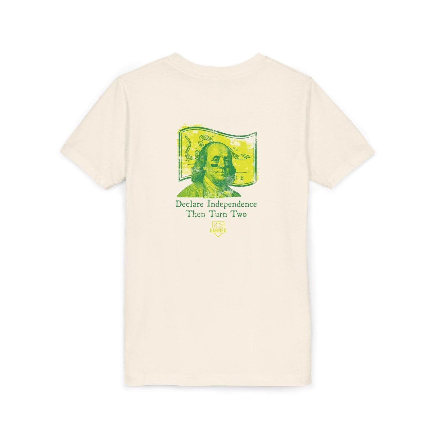 TURN TWO WITH BEN Youth Tee (Yellow Logo)