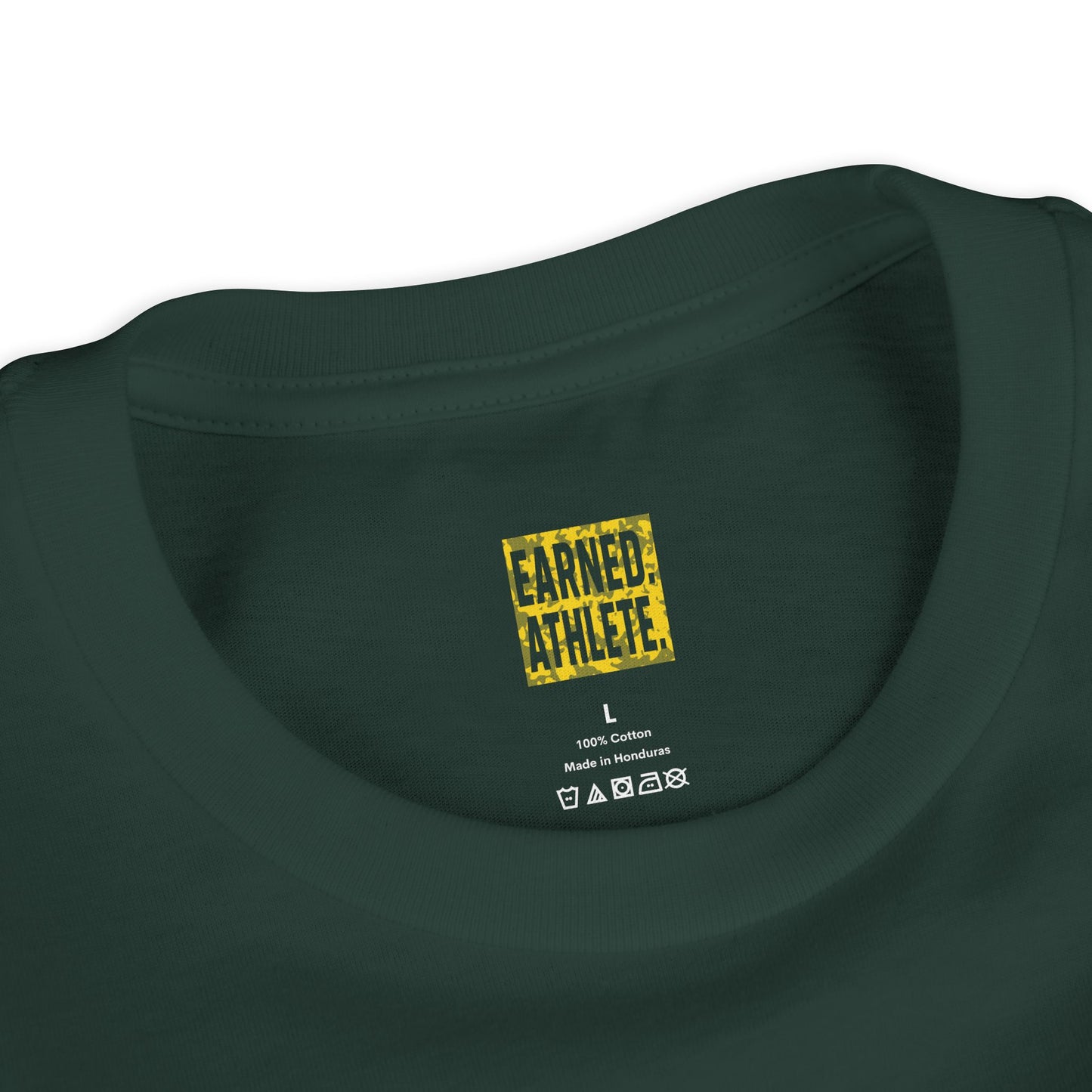 SHOWING UP, ADDS UP Youth Tee (Yellow Font)