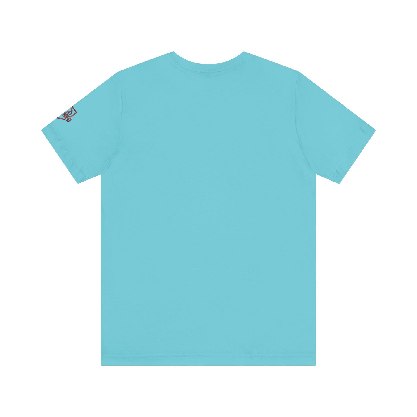 SHOWING UP ADDS UP Tee (Red Camo Font)