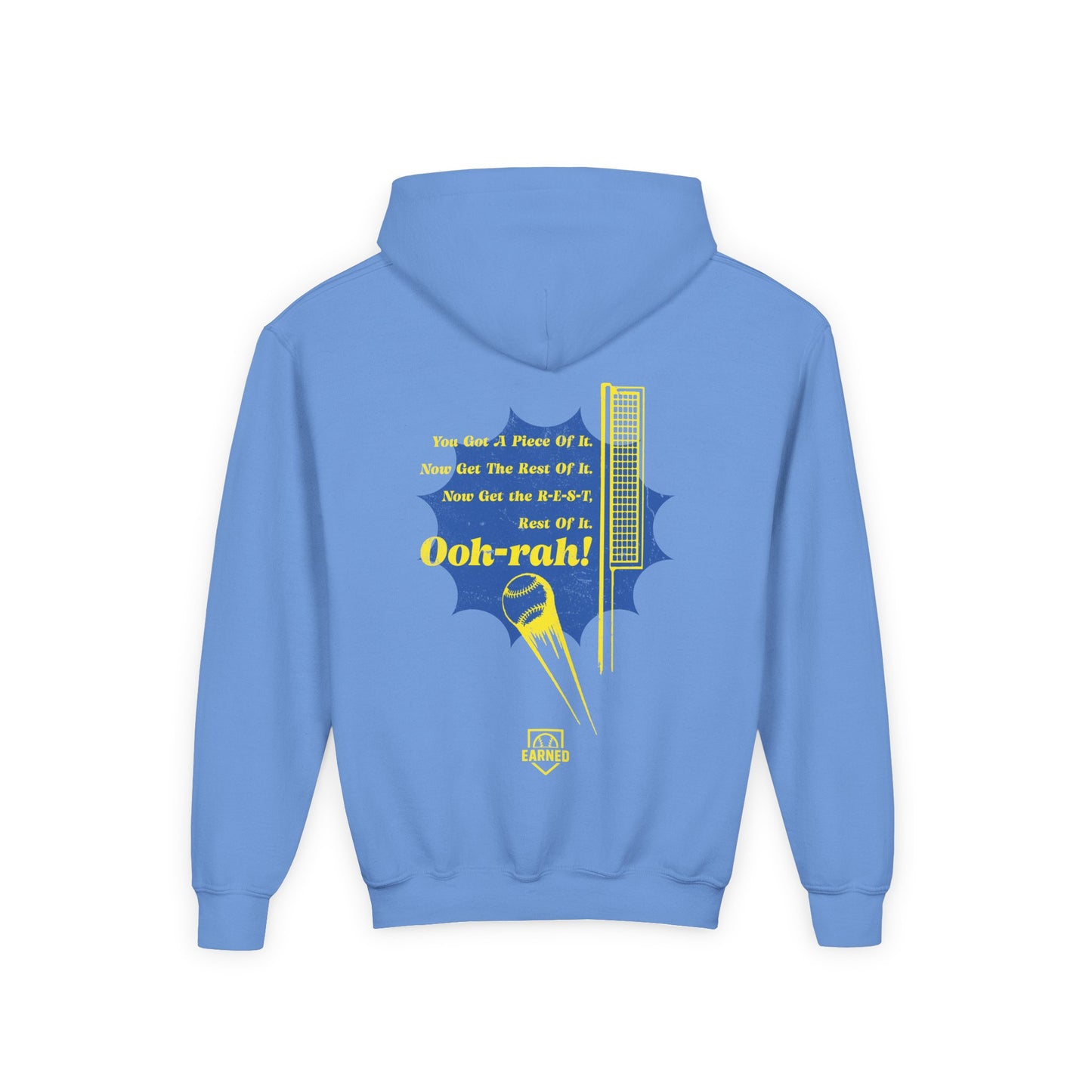 PIECE OF IT Youth Tee (Blue Logo) - DUGOUT CHANT Collection