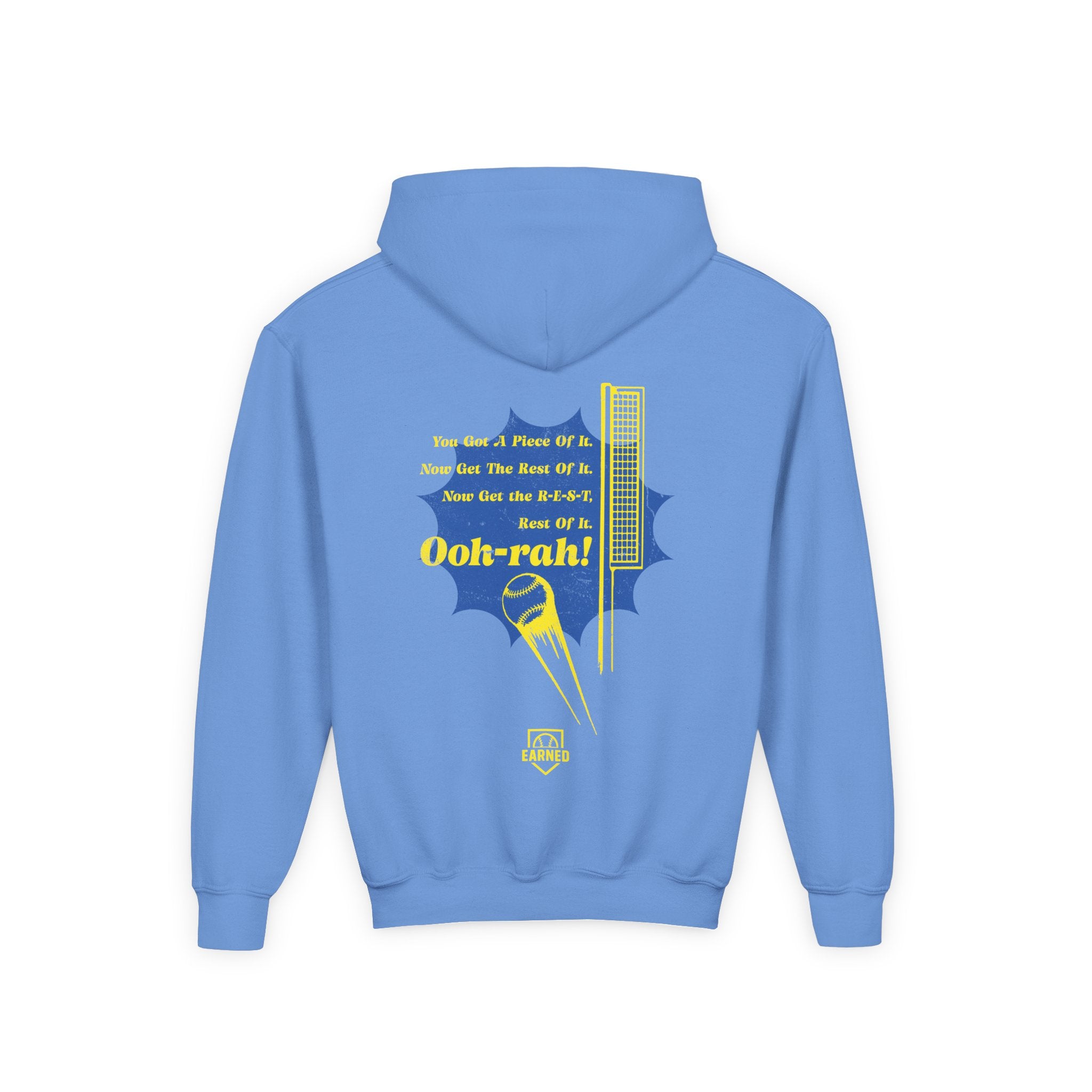 PIECE OF IT Youth Tee (Blue Logo) - DUGOUT CHANT Collection