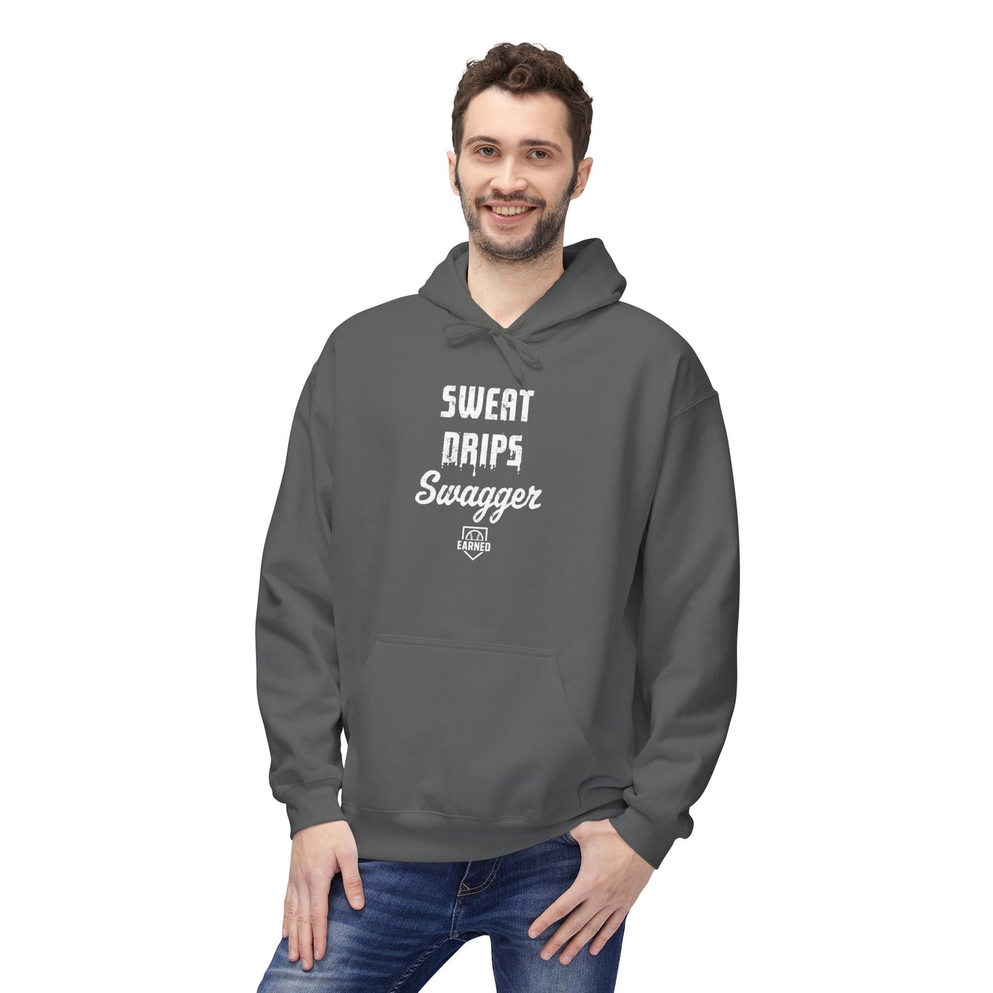 SWEAT DRIPS SWAGGER Hoodie (White Font)