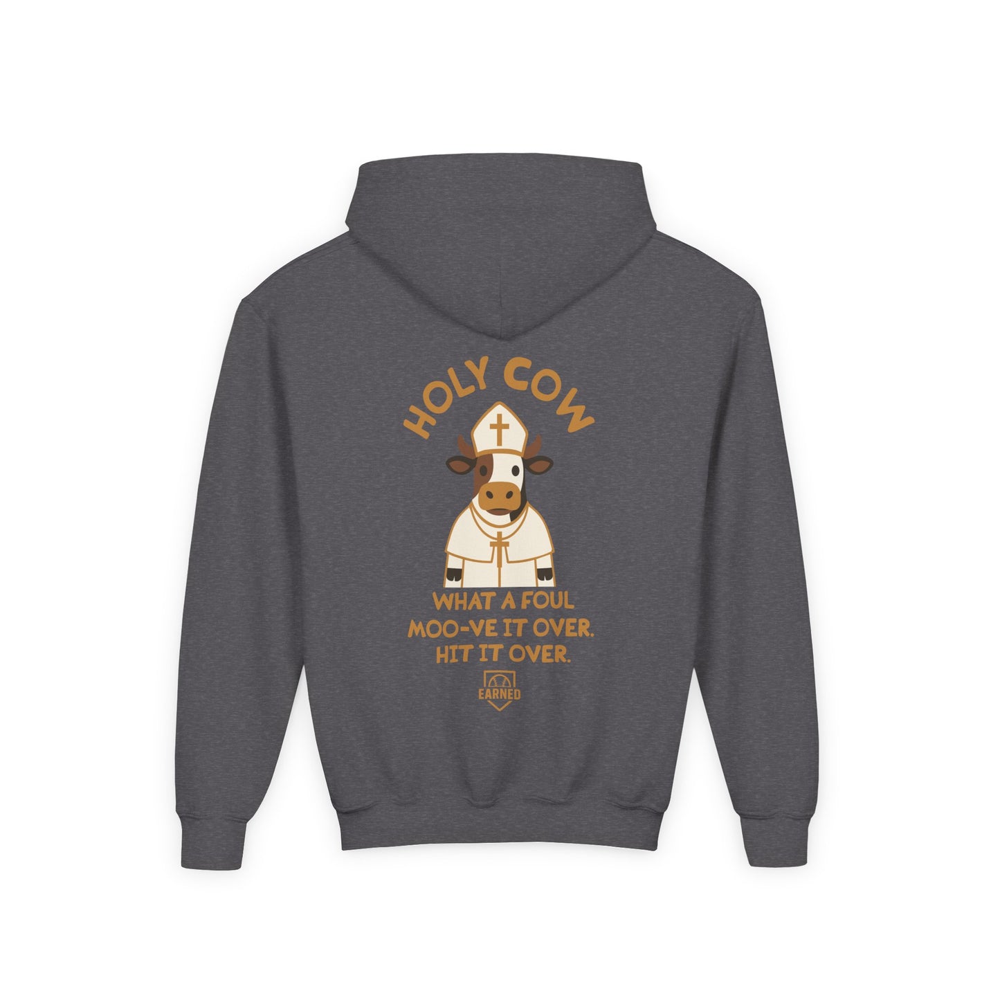 HOLY COW Youth Hoodie - DUGOUT CHANT Collection