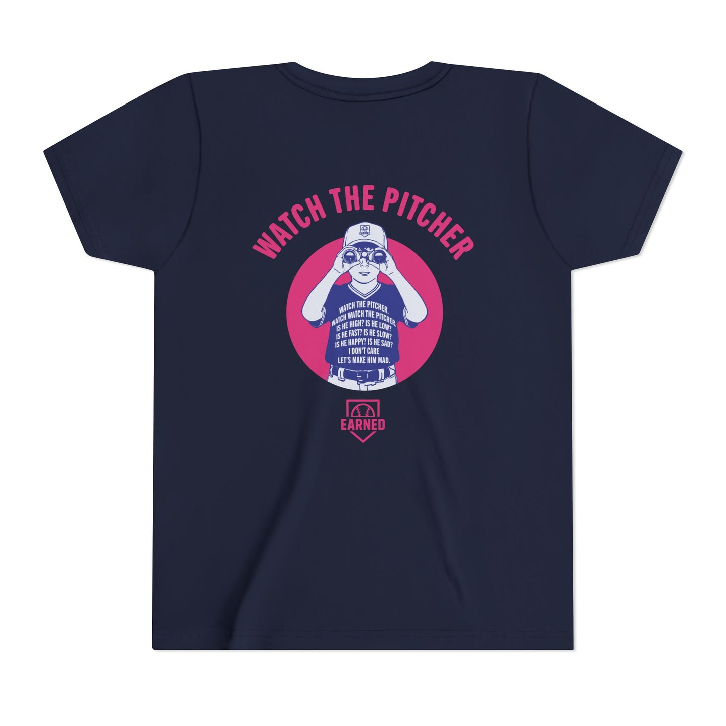 WATCH THE PITCHER Youth Tee - DUGOUT CHANT Collection
