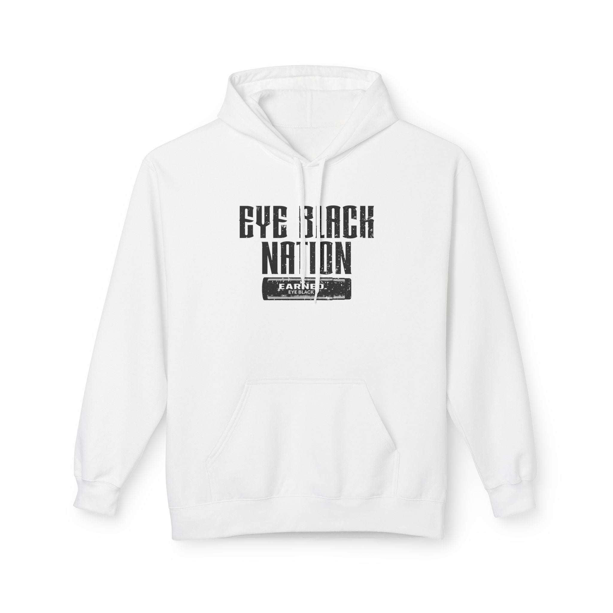 EYE BLACK NATION / WARRIOR Hoodie (Black Font)